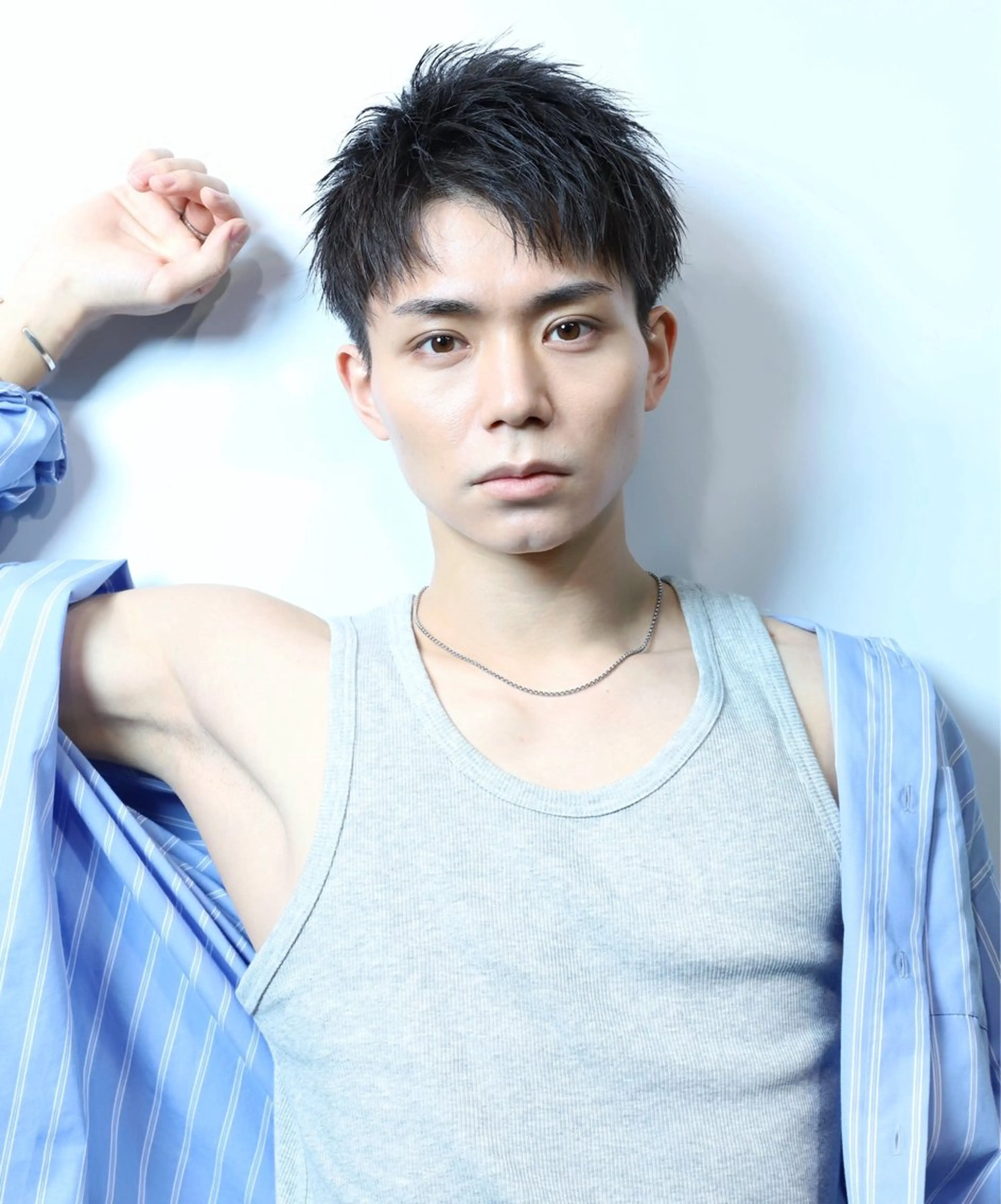 【メンズ限定】清潔感UP✂️束感/ナチュラル/韓国風ヘアセット（シャンプー込み）の写真