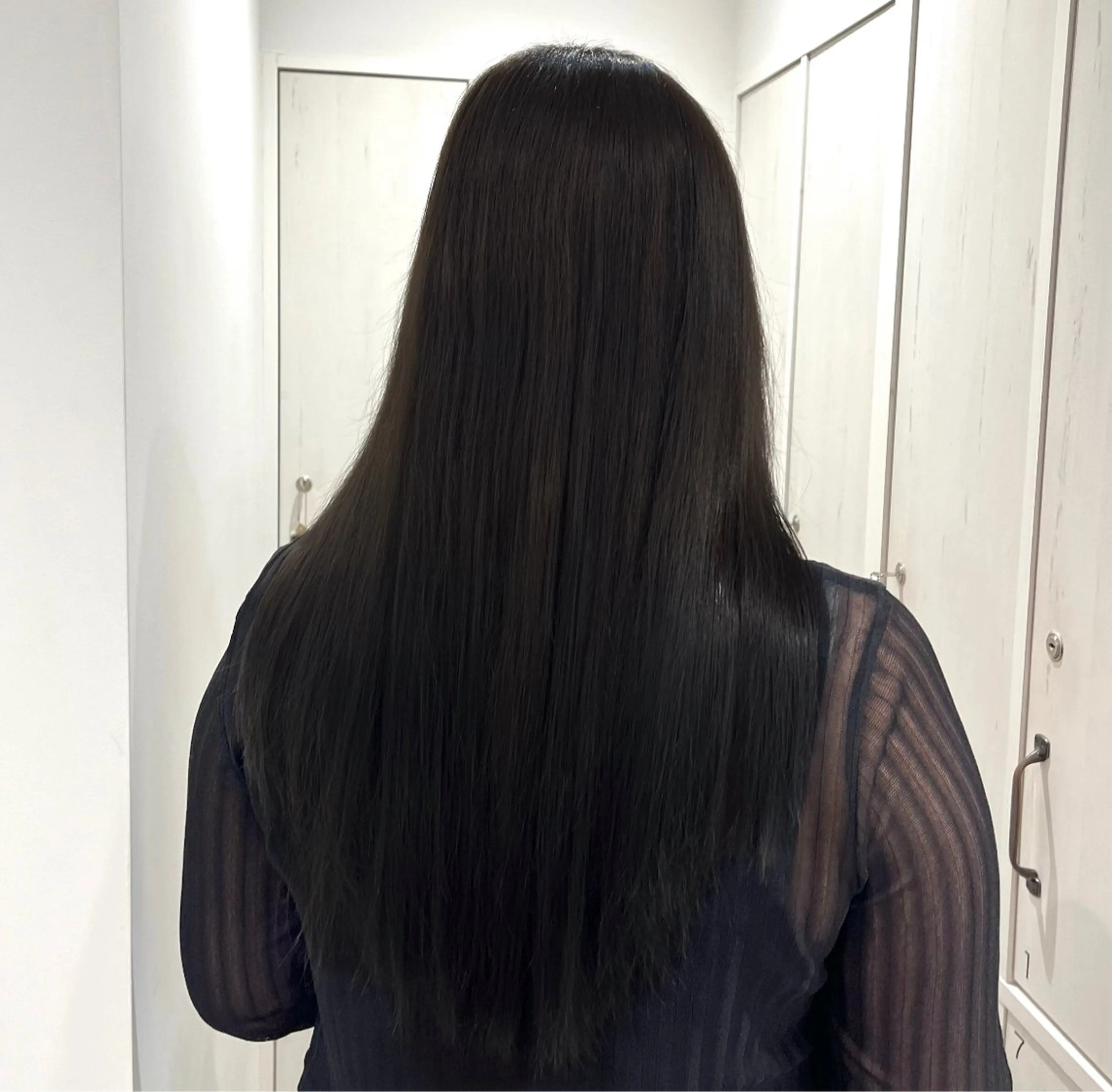 ロング カラー 🐰あみ【艶カラー/ 縮毛矯正】🫧のヘアスタイル