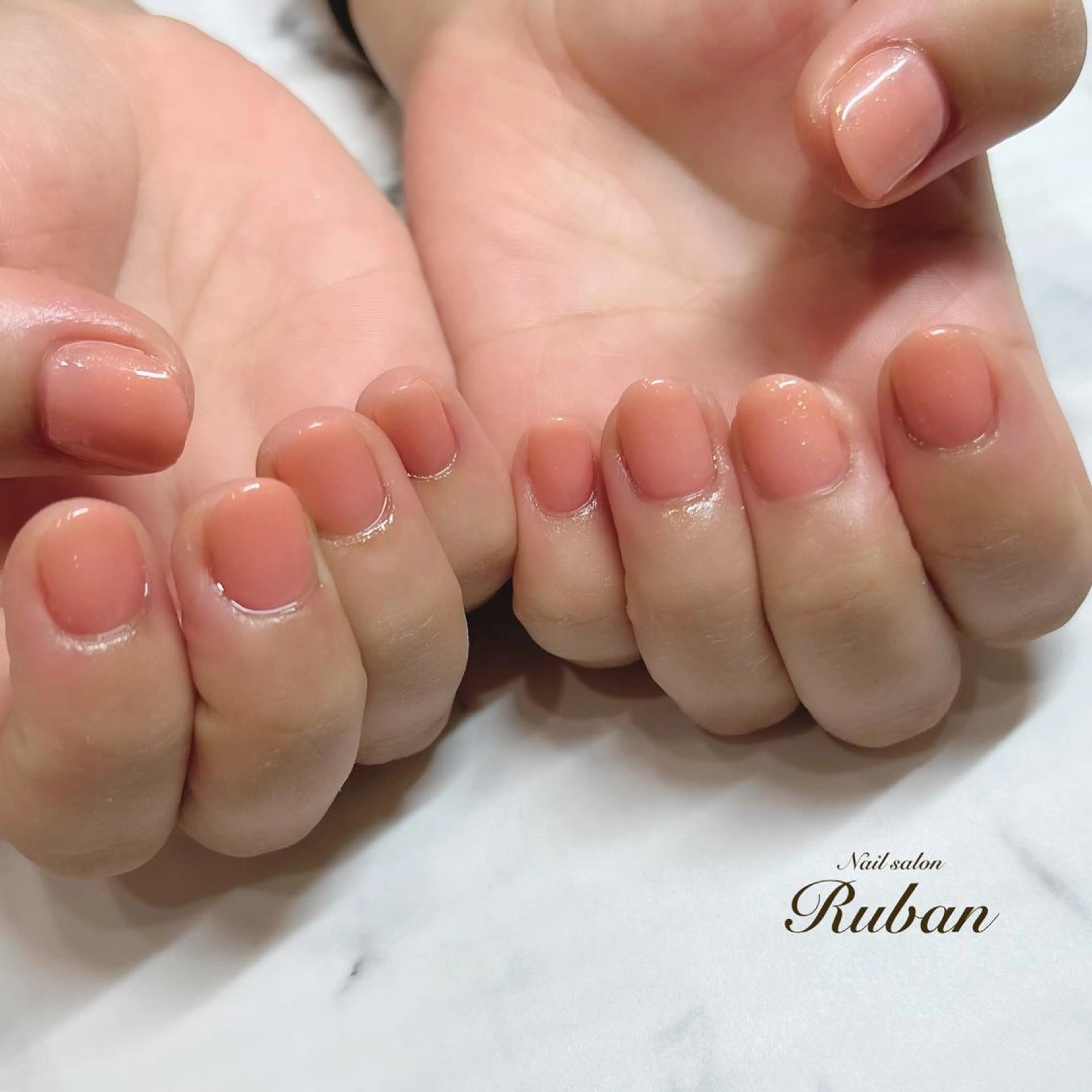 ネイル ワンカラーネイル シンプルネイル Nail salon Rubanのネイルデザイン