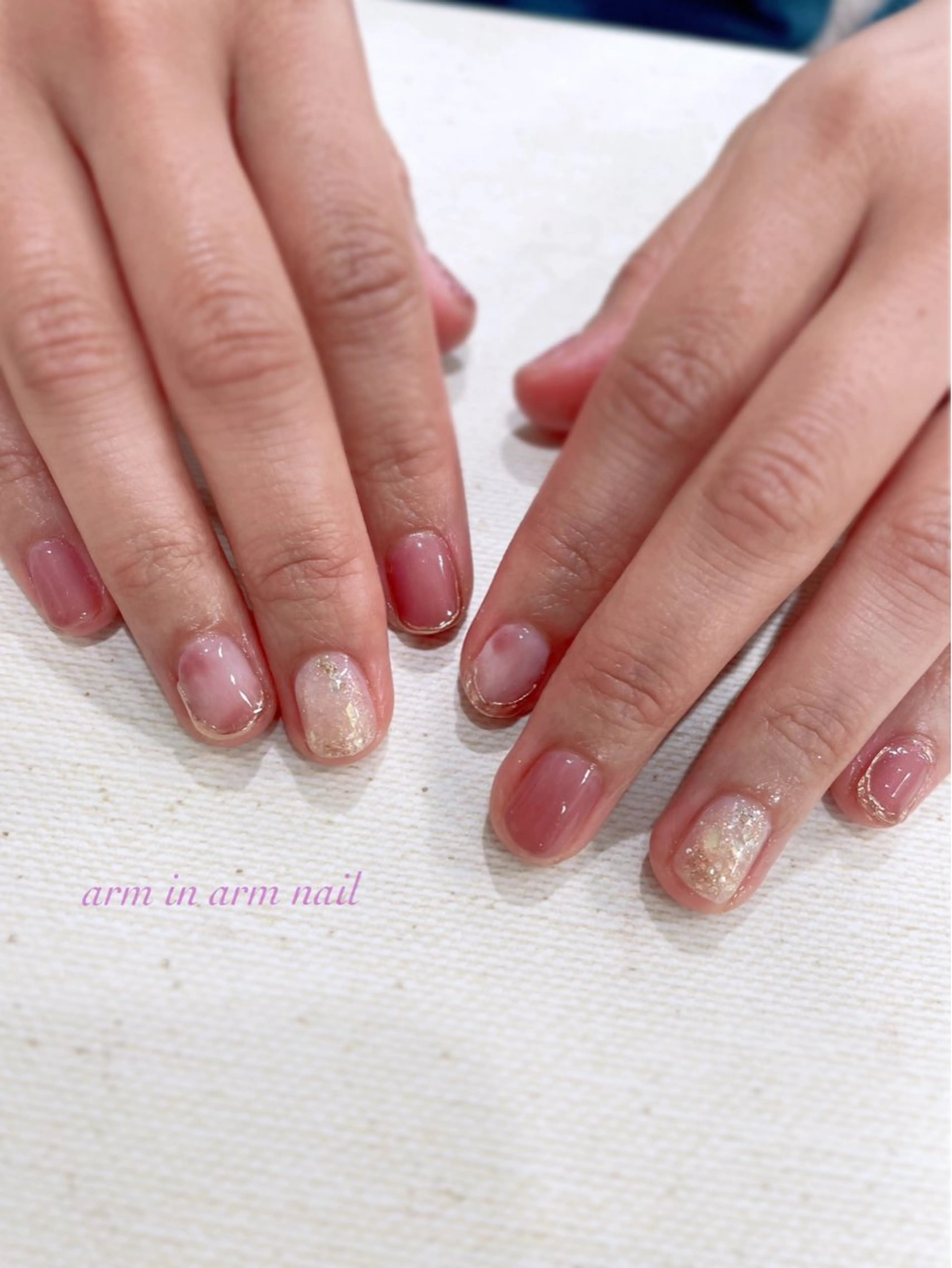 ネイル arm in arm ︎✿Yamamotoのマツエク・マツパデザイン