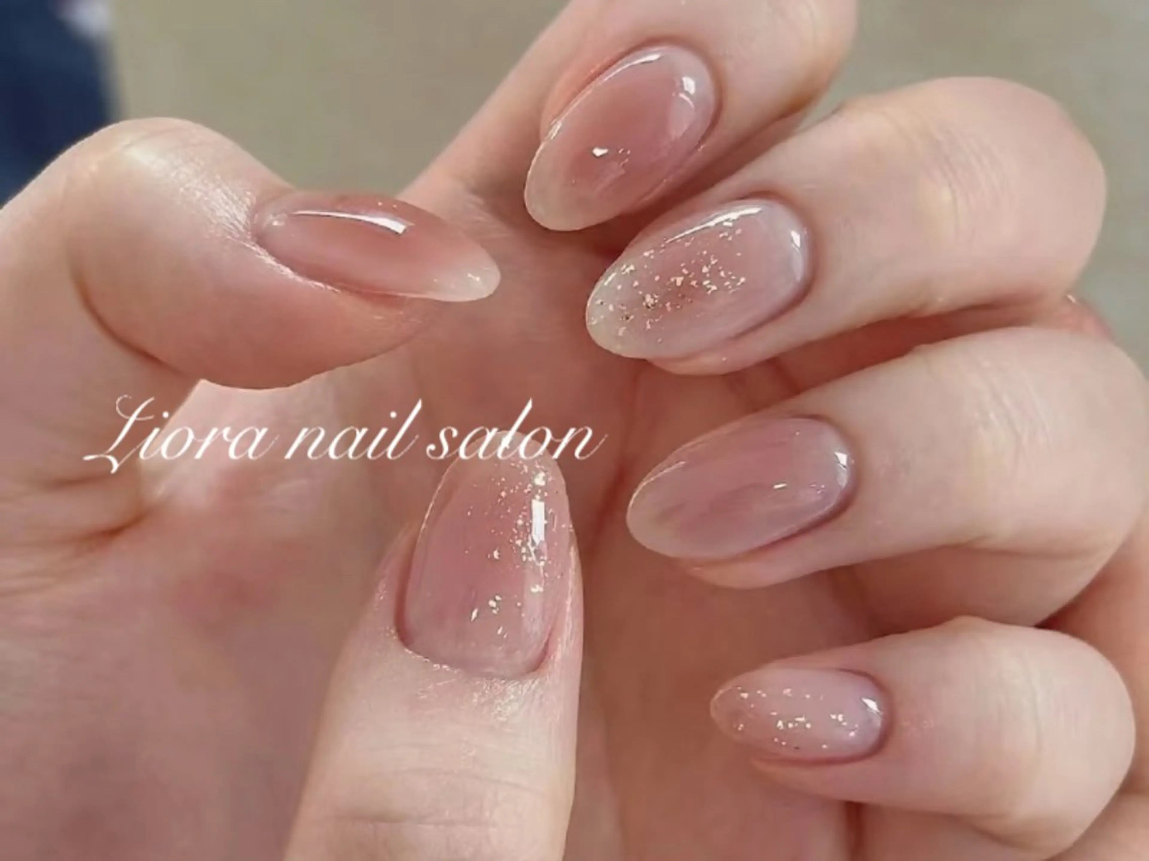 ネイル アートネイル フレンチネイル ジェルネイル ガーリー グラデーション ハンドネイル Liora nail スカルプ専門店のネイルデザイン