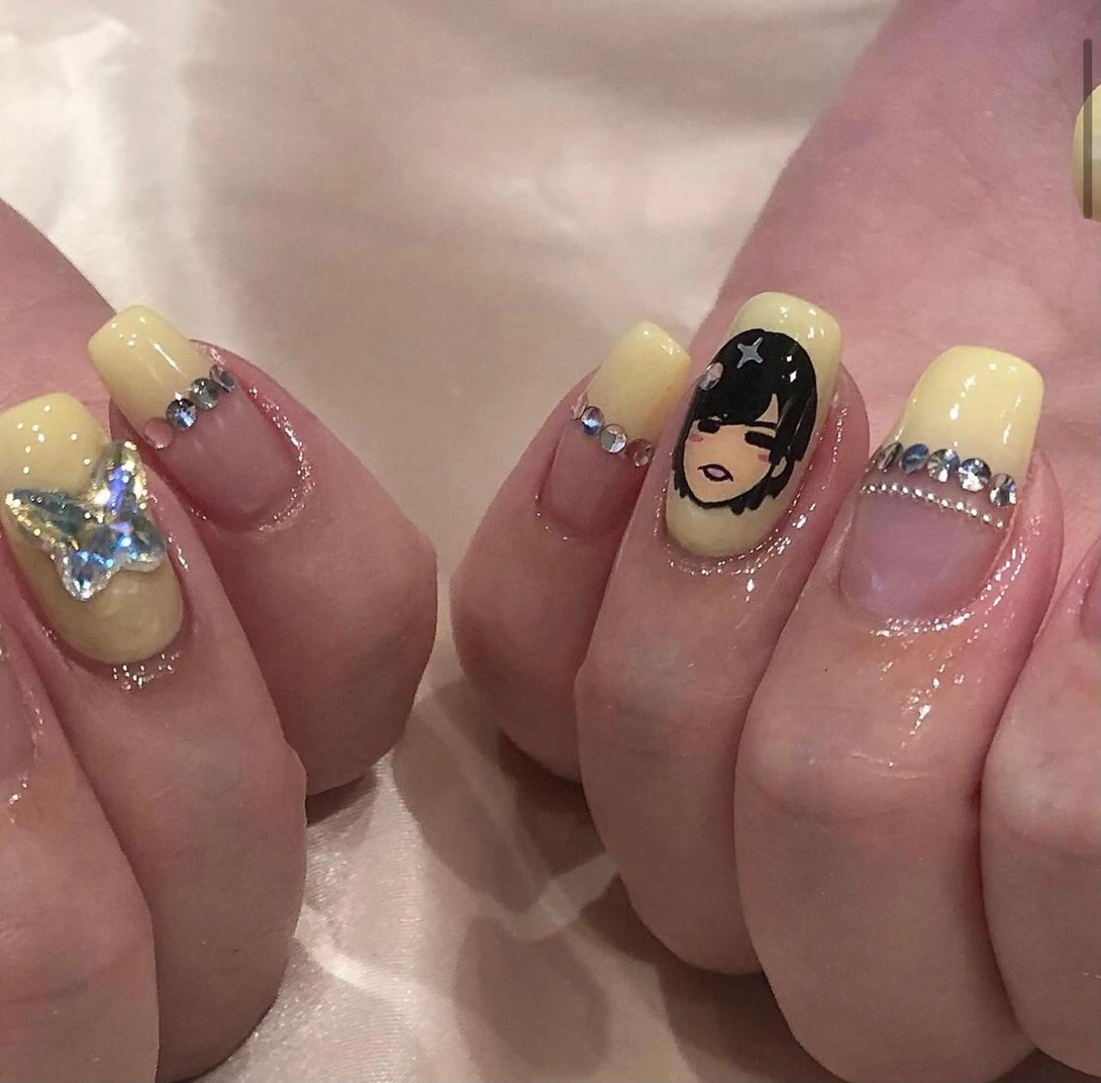 ネイル ハンドネイル パラあり！フィルイン 美フォルムのネイルデザイン