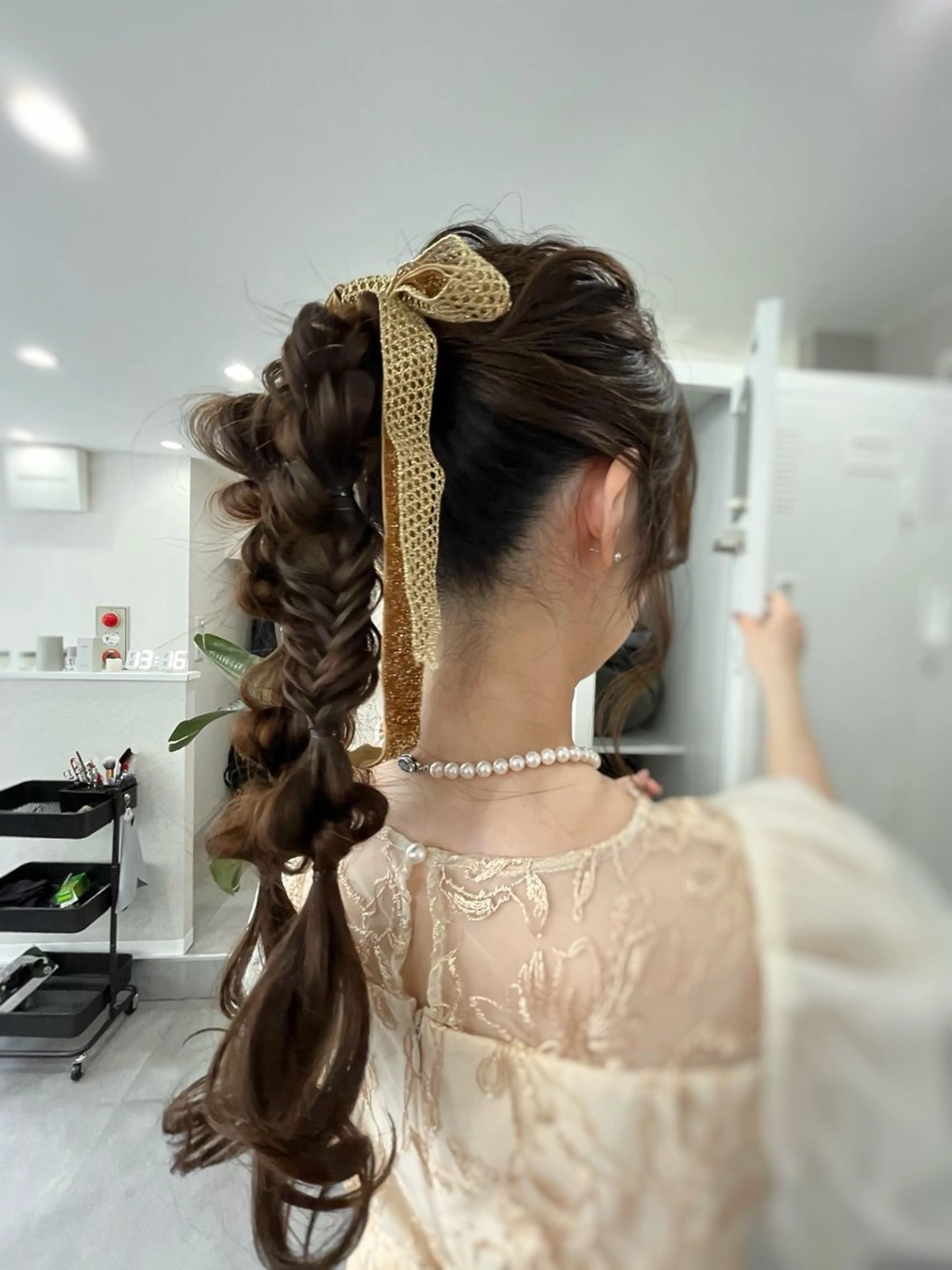 ヘアアレンジ 下石怜子/レイヤー/ 透明感カラーのヘアスタイル