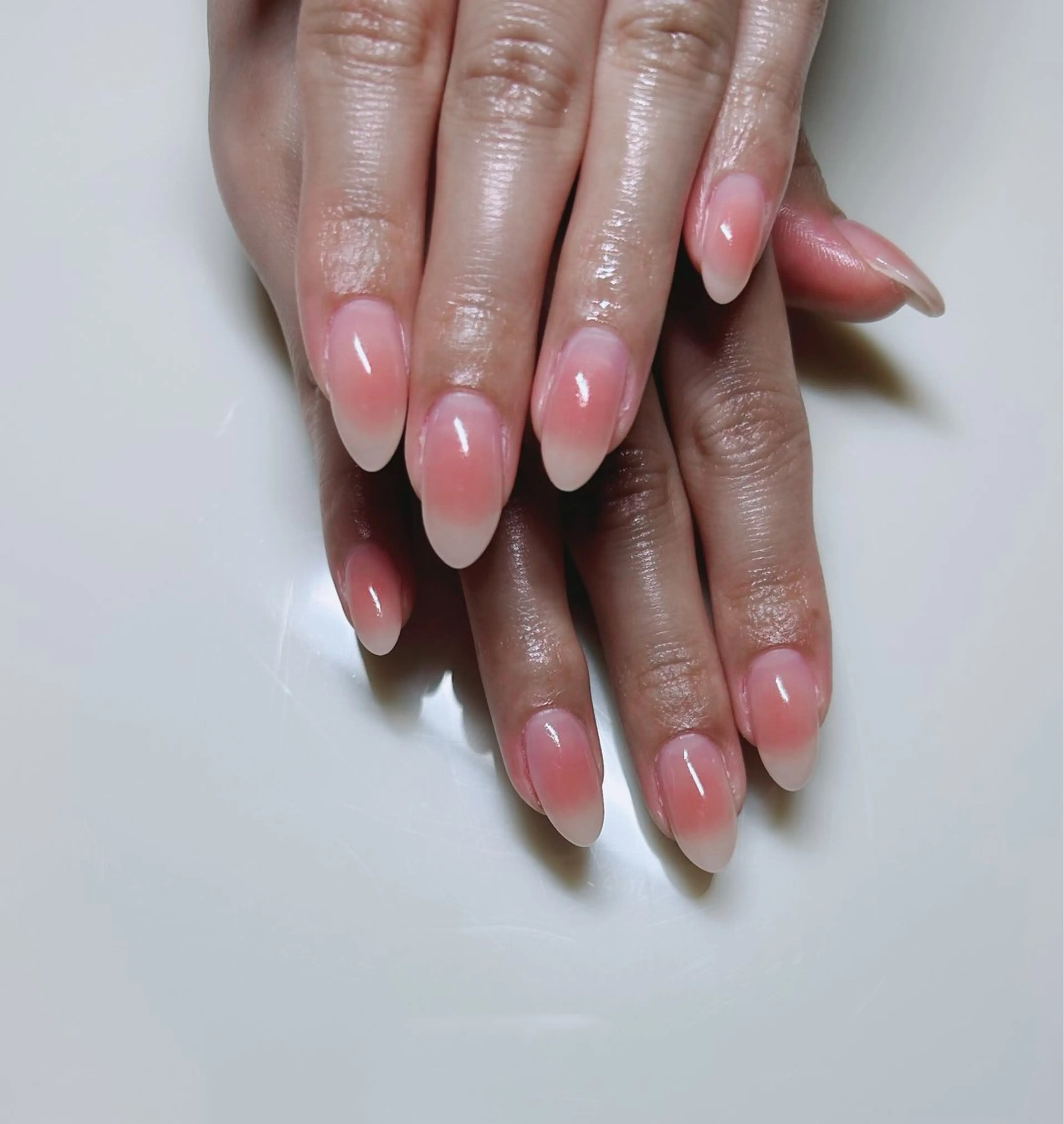ネイル アートネイル チークネイル フレンチネイル ジェルネイル グラデーション ネイルパレス所属・ネイルパレス【デザ イン/恵比寿】のネイルデザイン