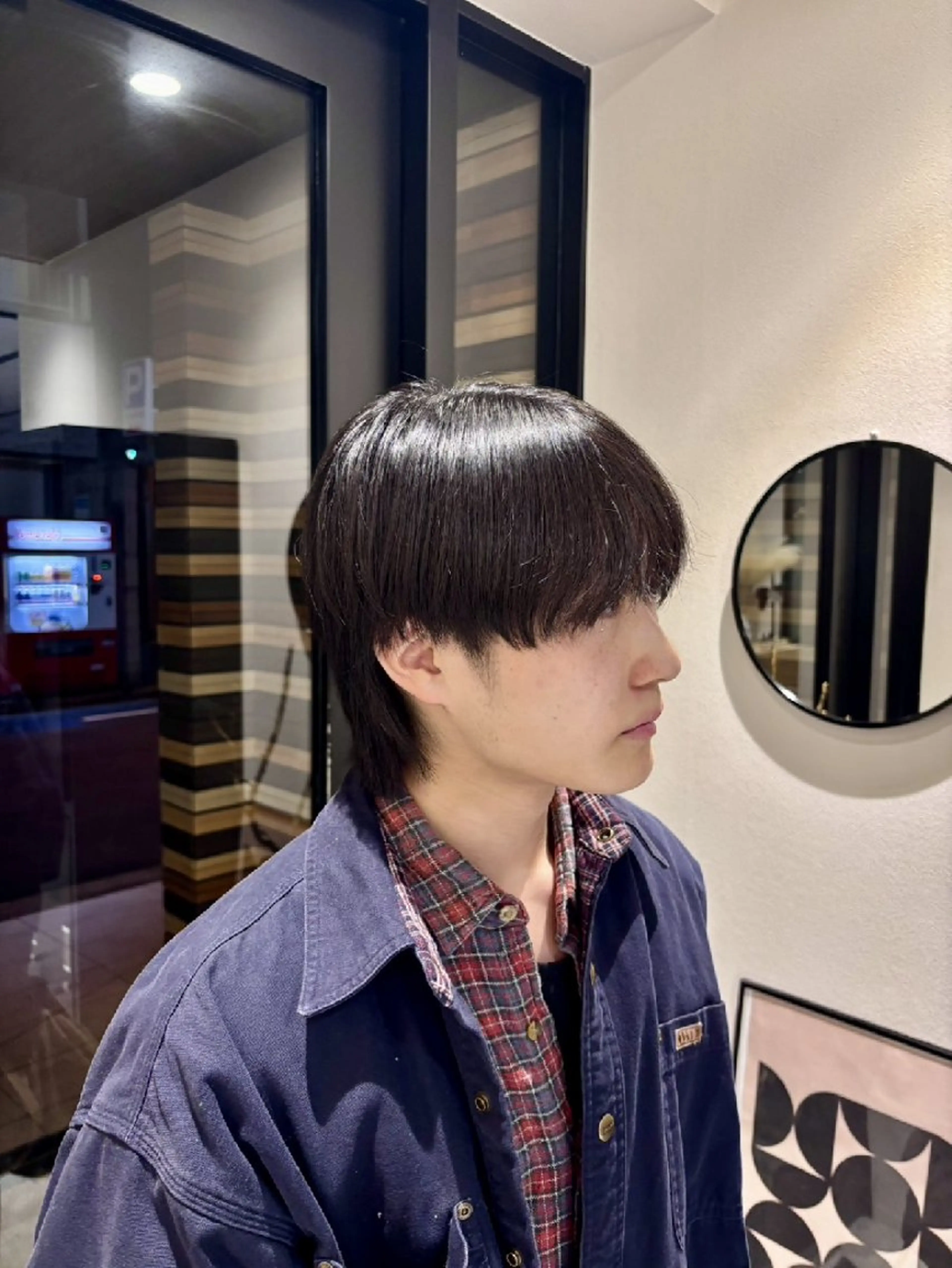 ミディアム カット パーマ メンズ特化 孝介のヘアスタイル