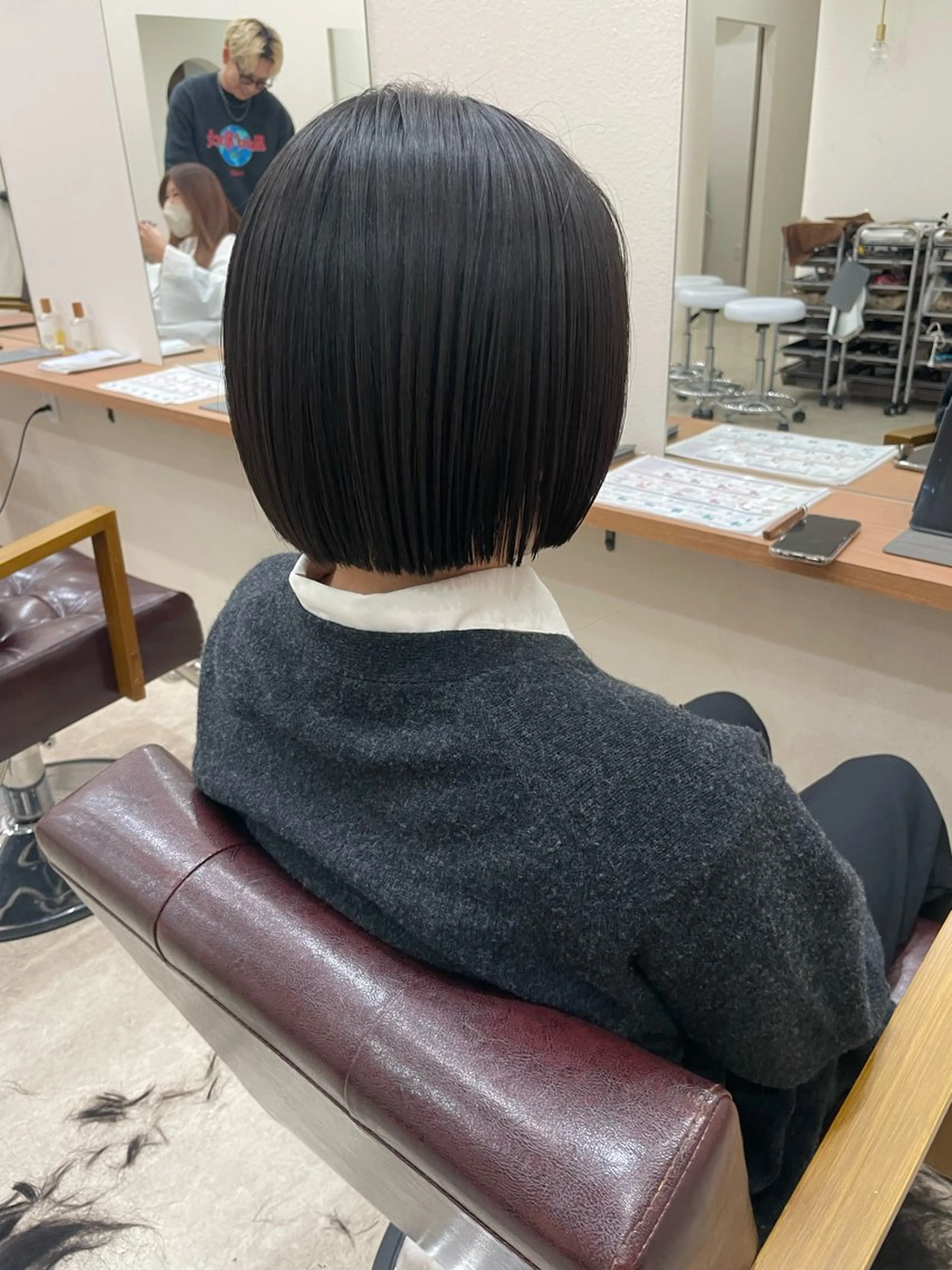 ミディアム カット トリートメント 鈴木 梨瑚のヘアスタイル