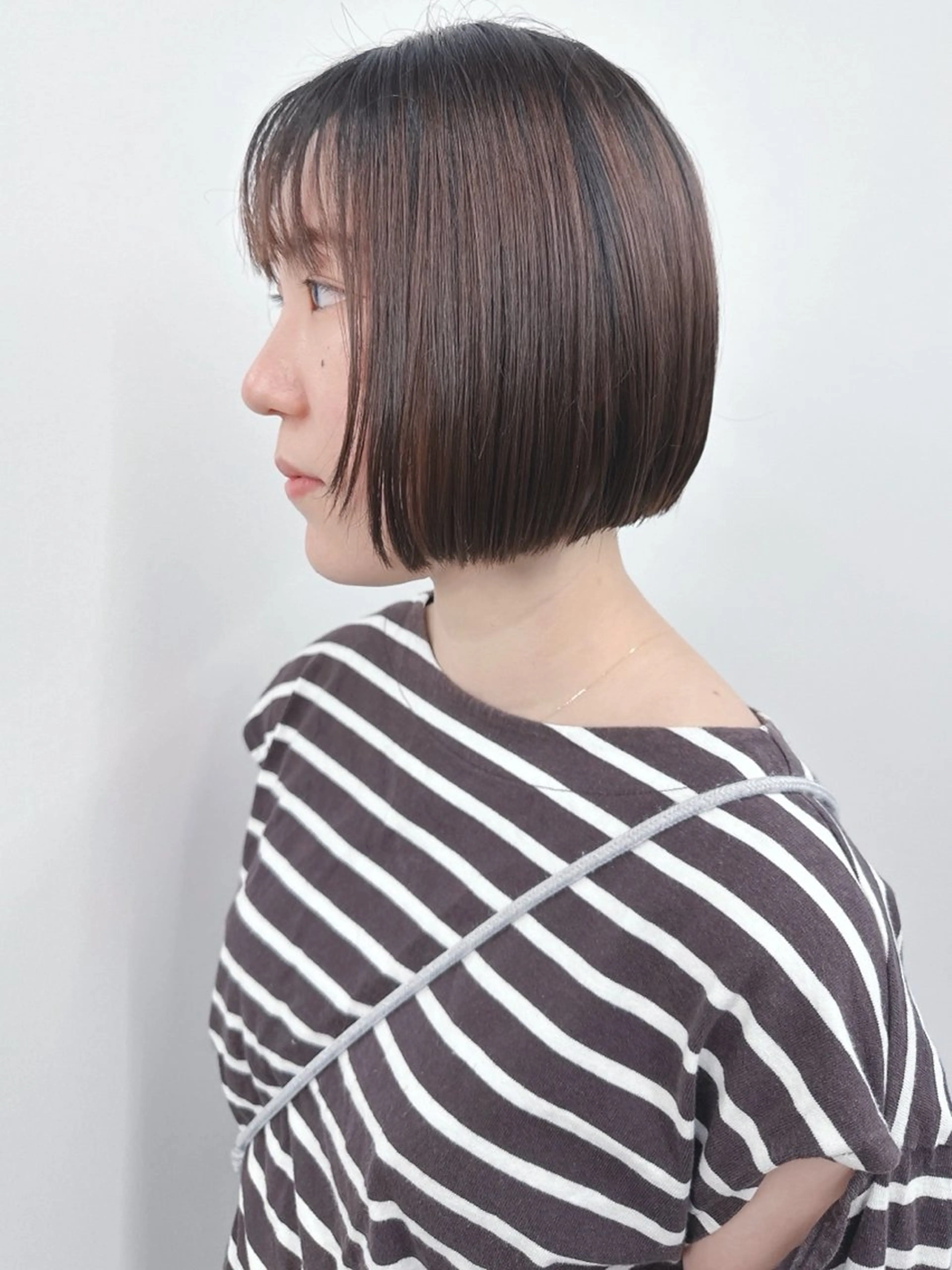 ショート ヘアカラー トリートメント ボブ/ゆるふわ ボブパーマ/とういのヘアスタイル