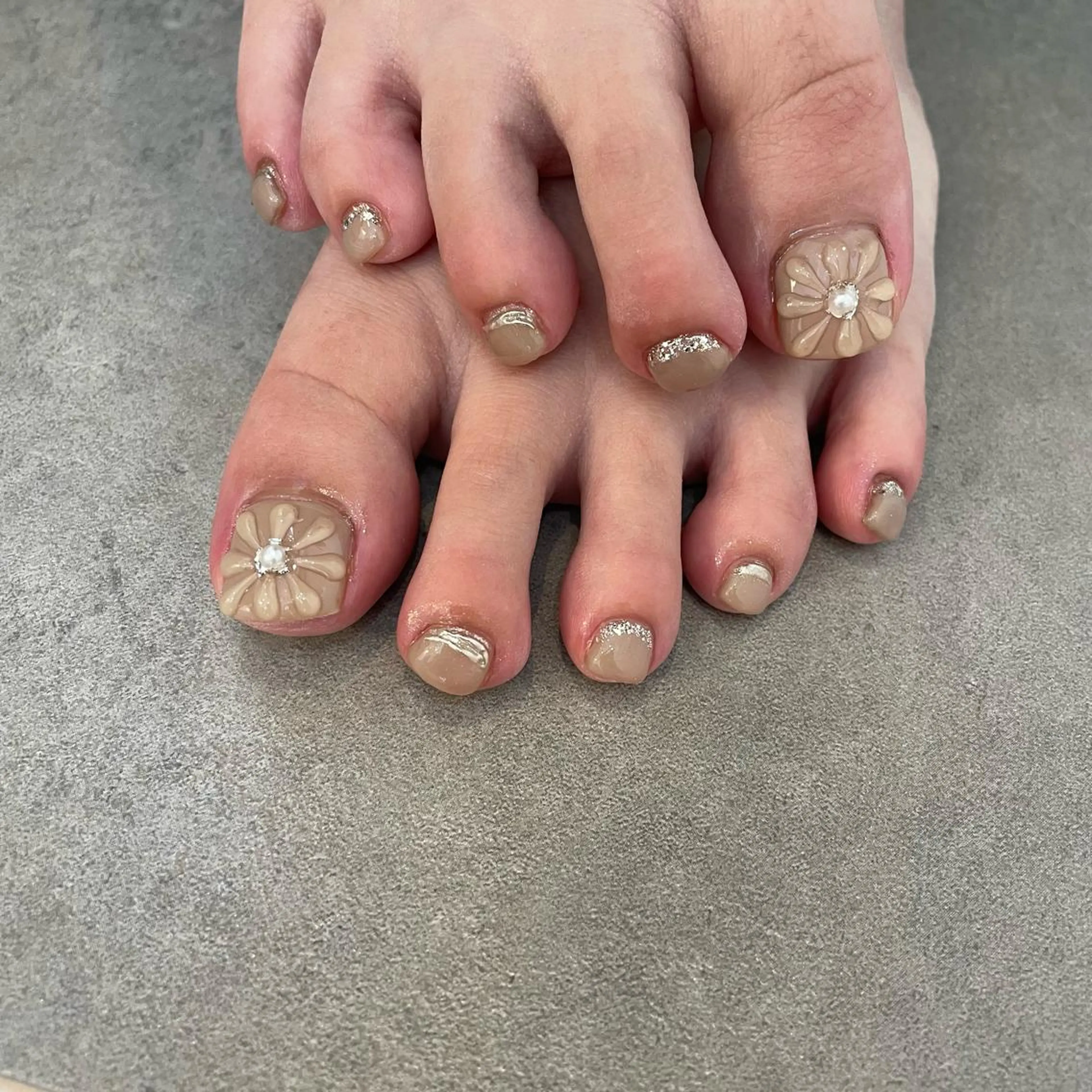 ネイル フラワーネイル ぷっくりネイル Nail Salon Gummi.のネイルデザイン