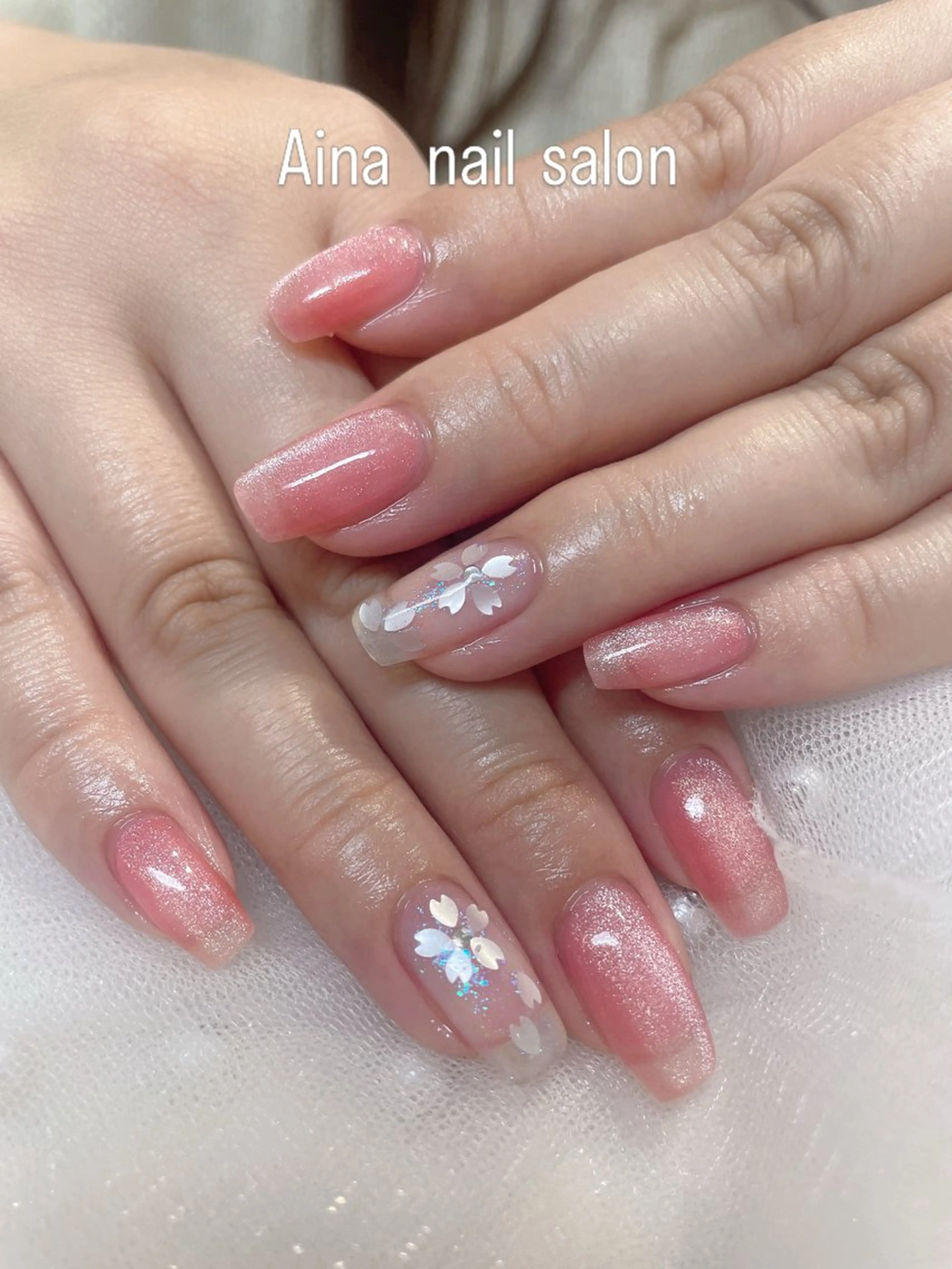 ネイル 桜ネイル Aina nail salonのネイルデザイン