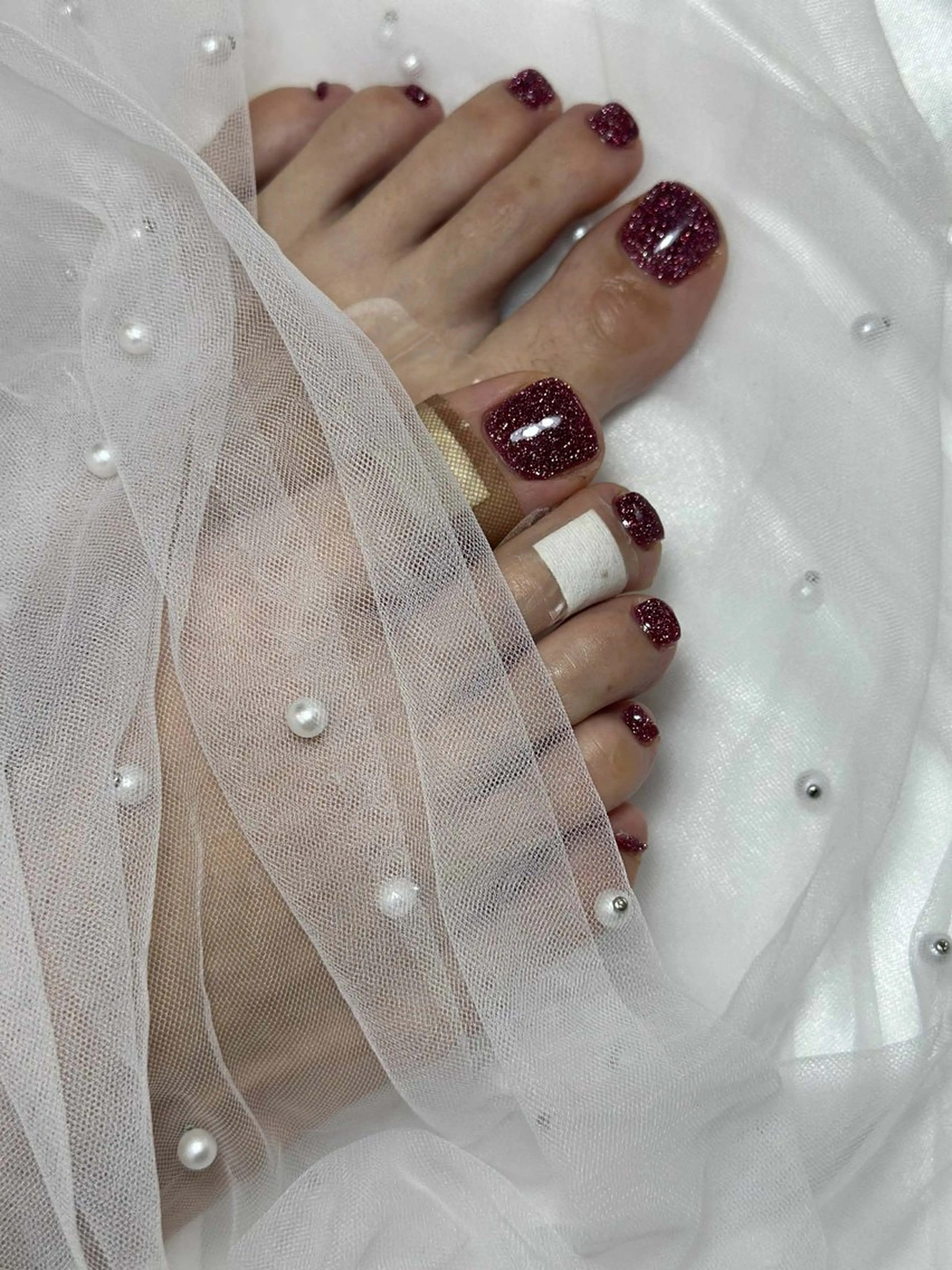 ネイル フットネイル マグネットネイル sora ❄️のネイルデザイン