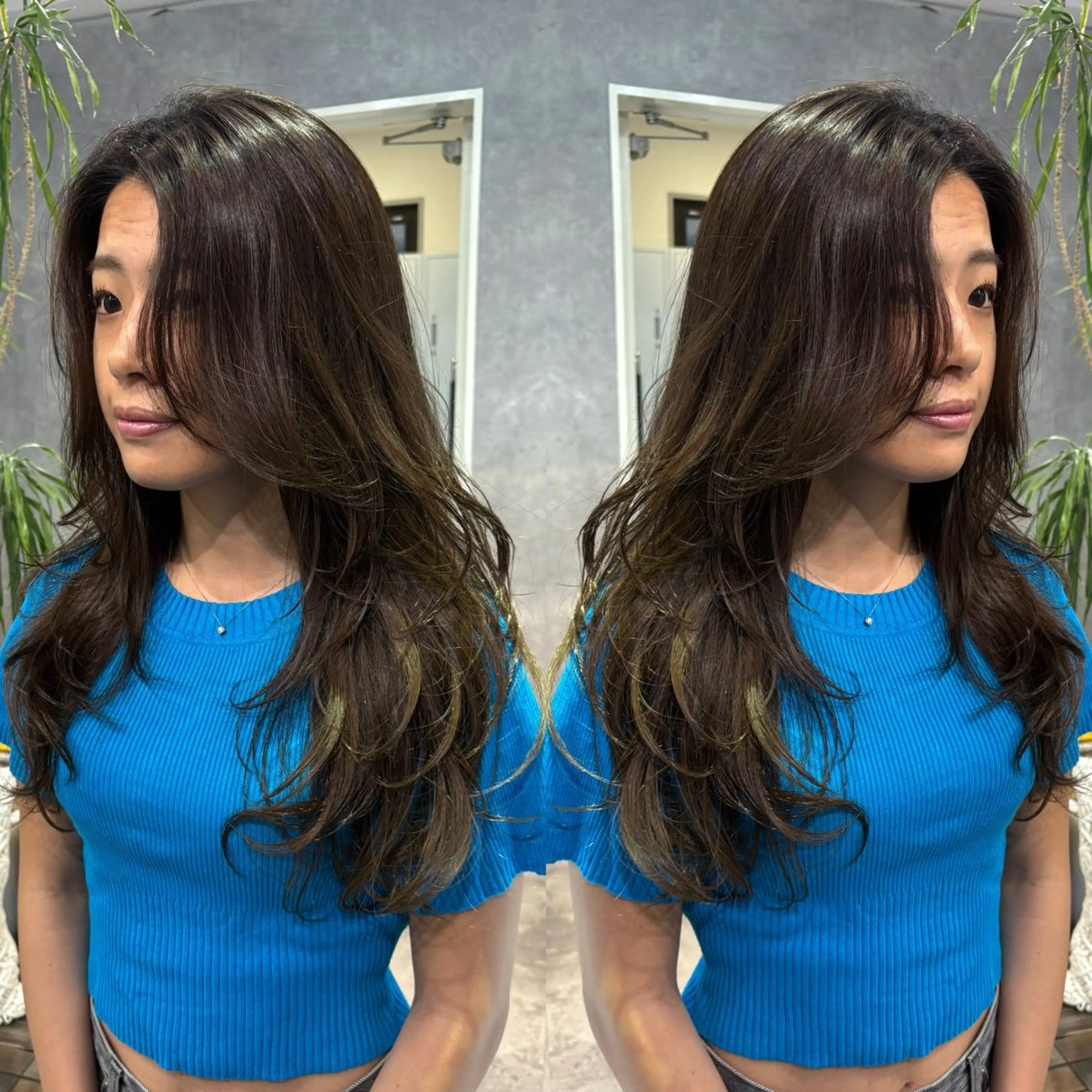 前髪なし大人上品レイヤーモデル募集🇺🇸✂︎の写真