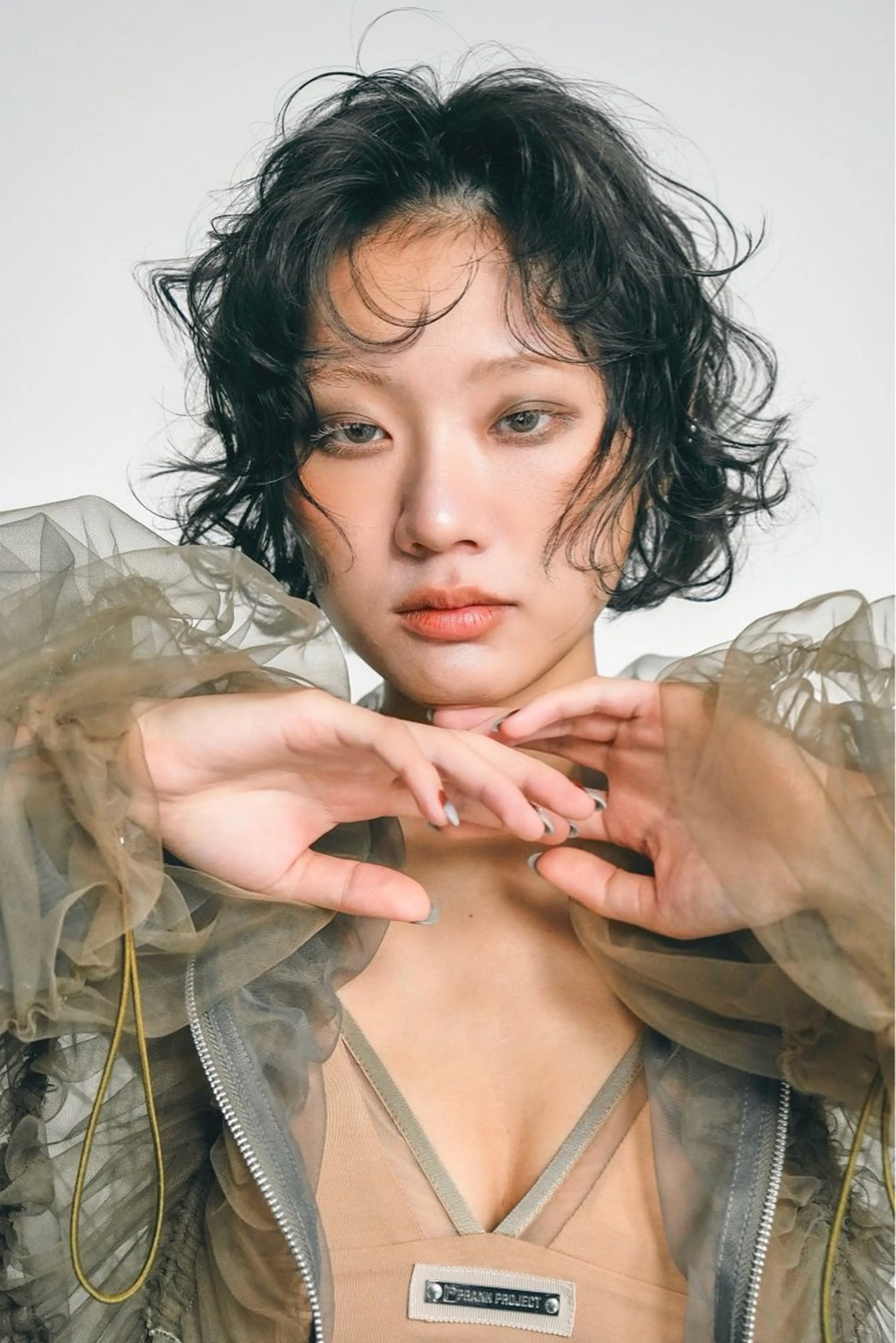 カラー パーマ 塔尾 真那のヘアスタイル