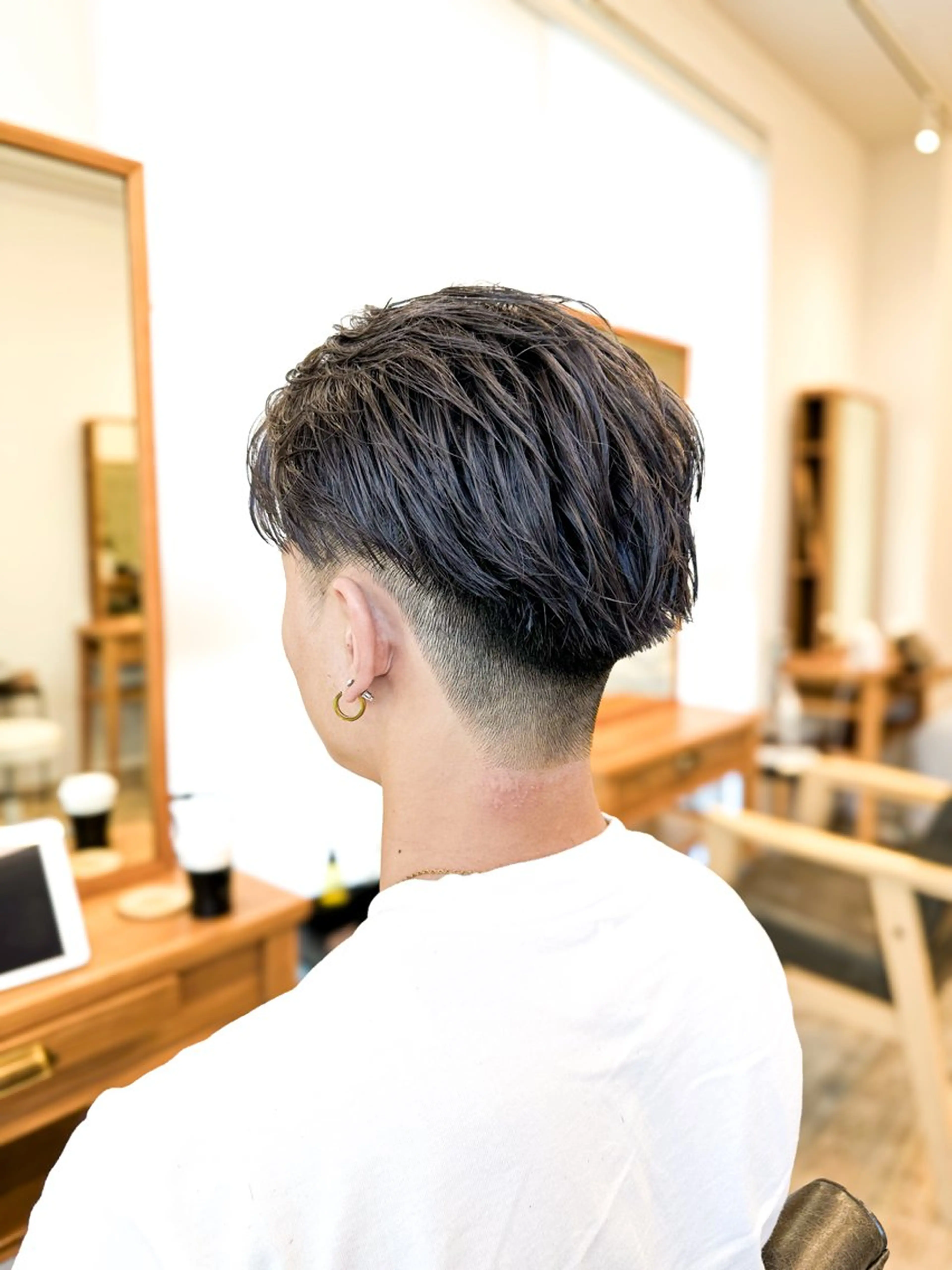 カラー メンズ アップバング メンズブリーチ メンズハイトーン ブリーチ ハイトーンカラー カット ヘアカラー トリートメント say.所属・ブリーチカラー🔥 パーマ【佐々木凌平】のヘアスタイル