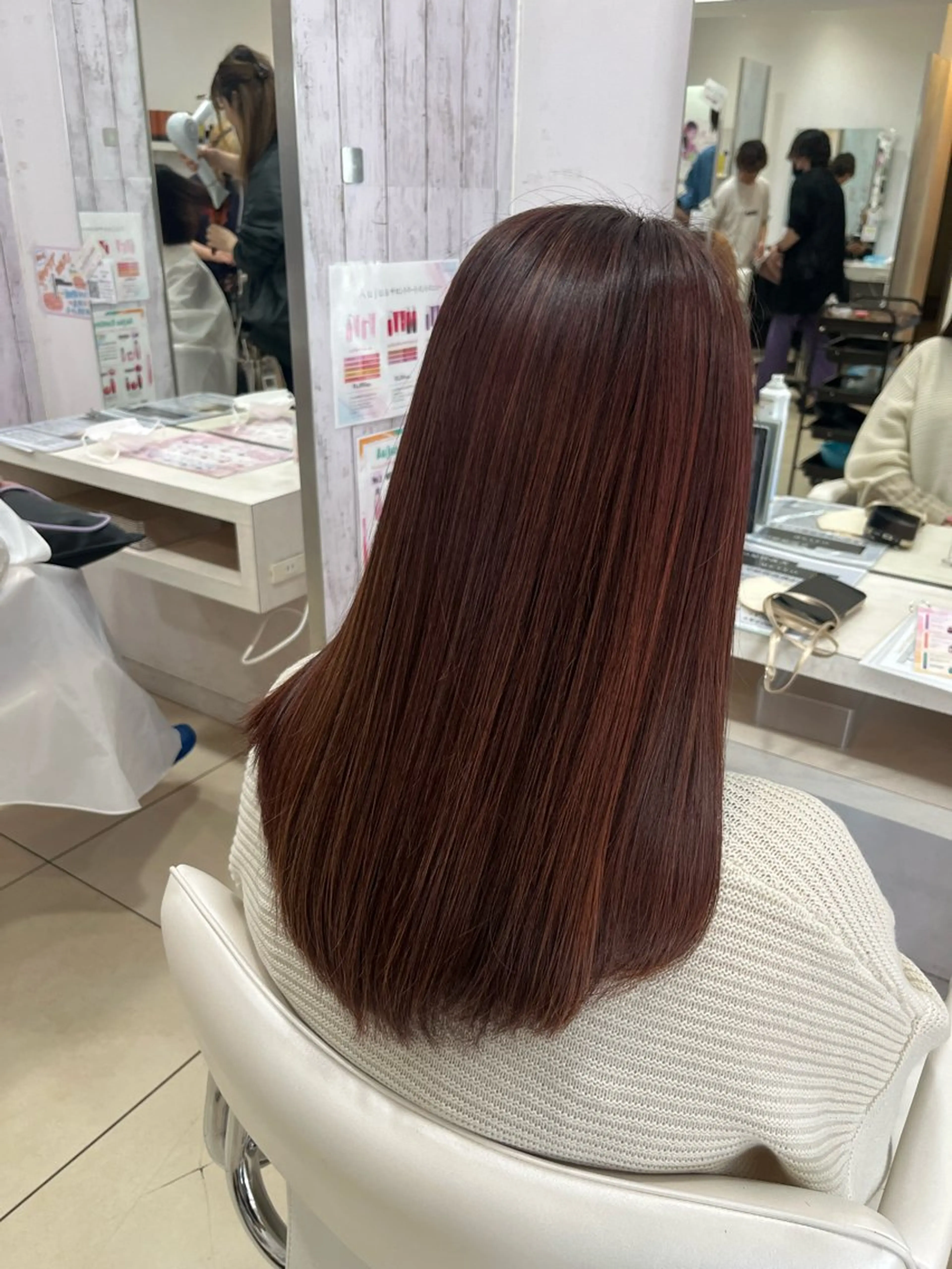 ロング カラー ハイライトカラー ハイライト カット ヘアカラー 🤎ベージュカラー/ 髪質改善/山岸🤎のヘアスタイル