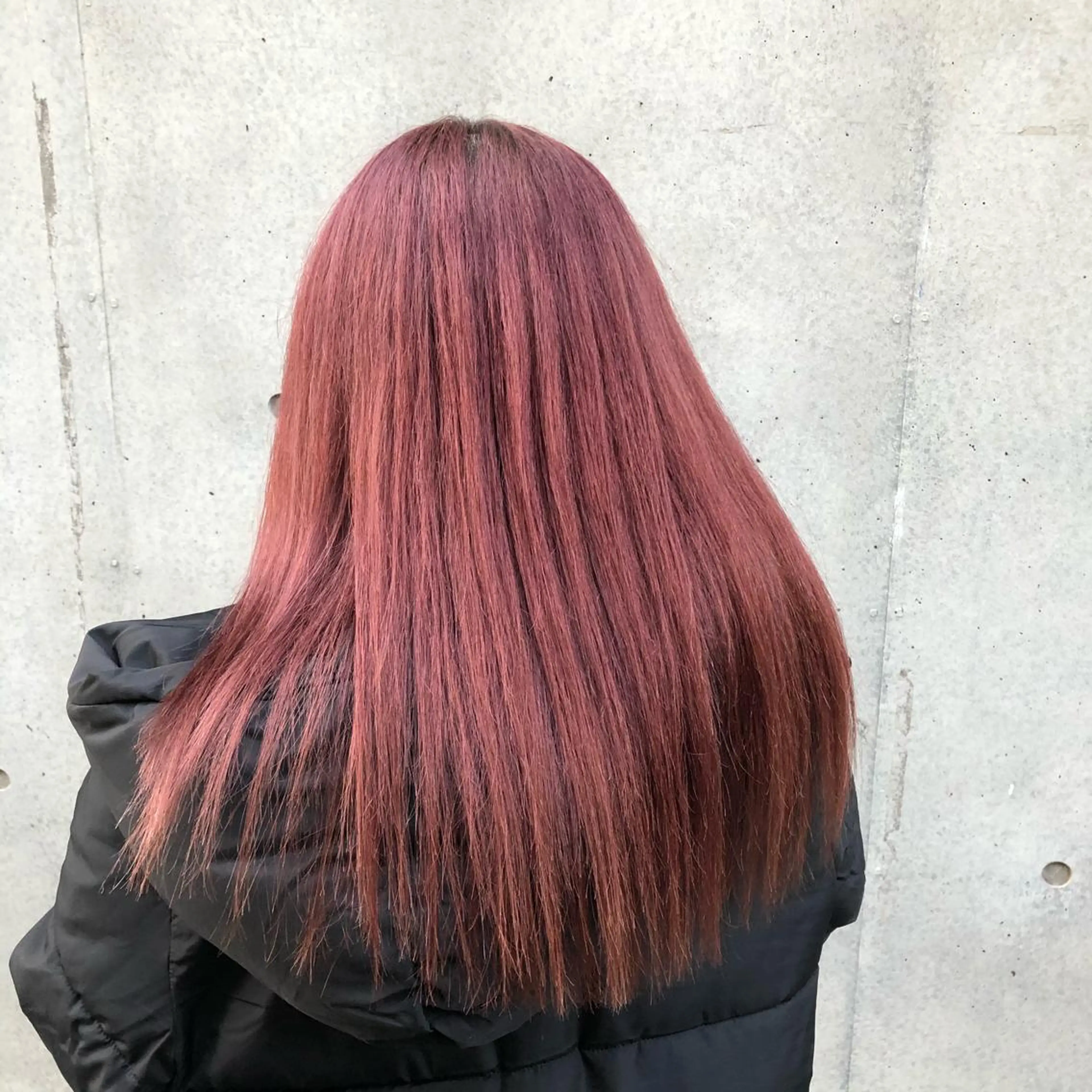 ロング カラー ヘアアレンジ ピンクカラー カット ヘアカラー トリートメント 🤍清楚系 韓国レイヤー🤍拓朗のヘアスタイル