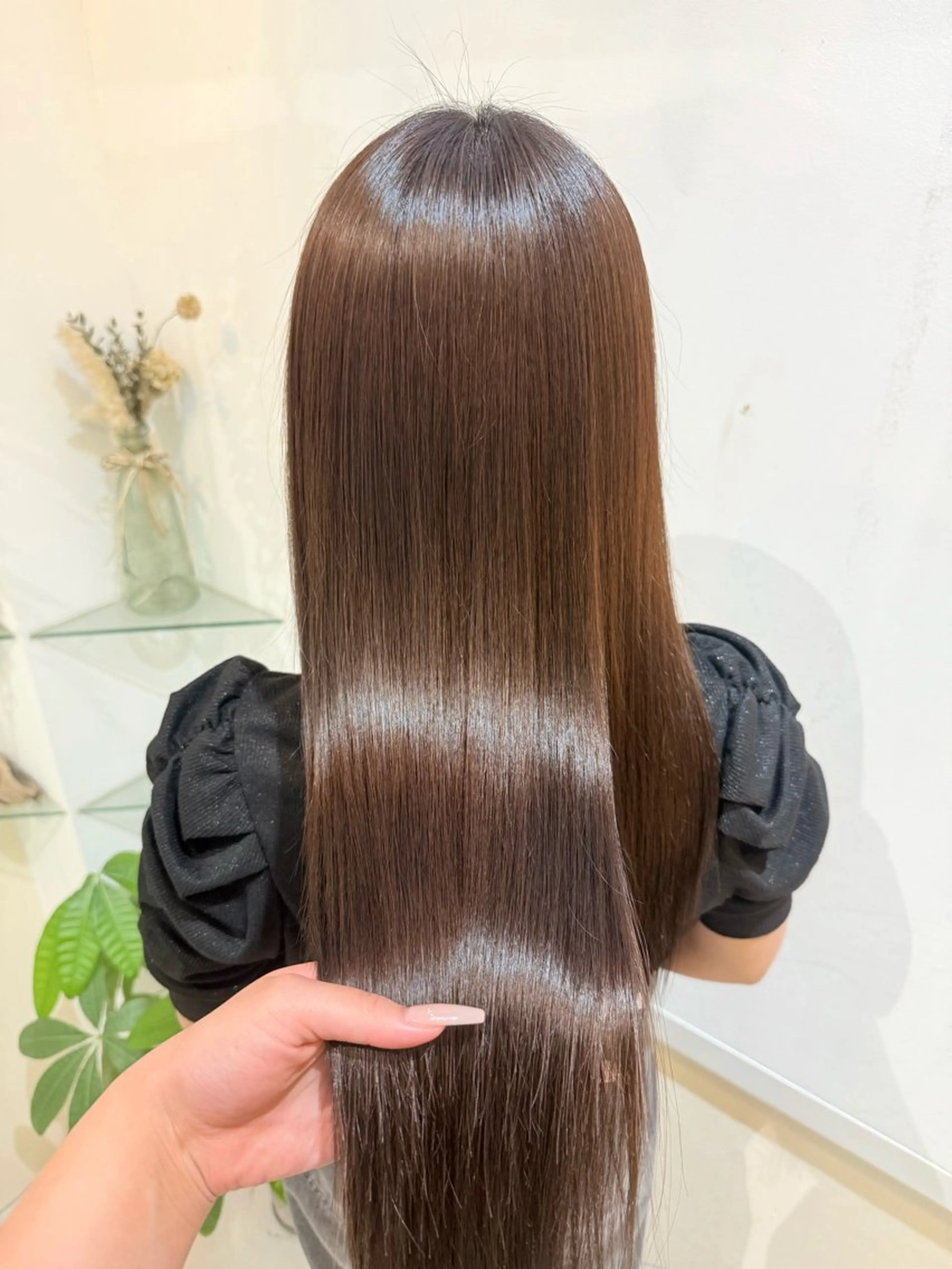 ロング カット 縮毛矯正 トリートメント ♡艶髪/顔周り♡ Konomiのヘアスタイル