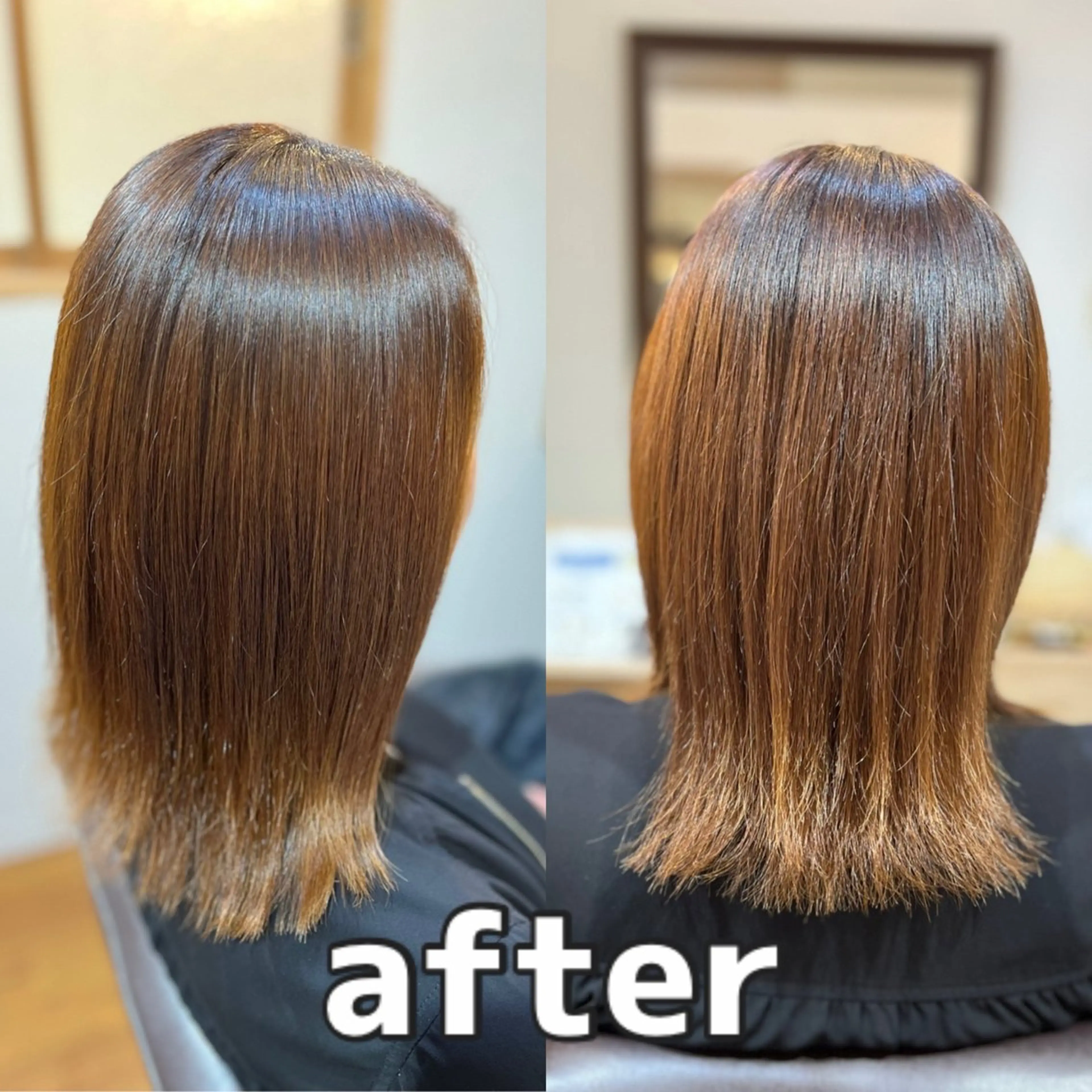 セミロング 縮毛矯正 【マリブ伊勢崎本店】 hiroのヘアスタイル