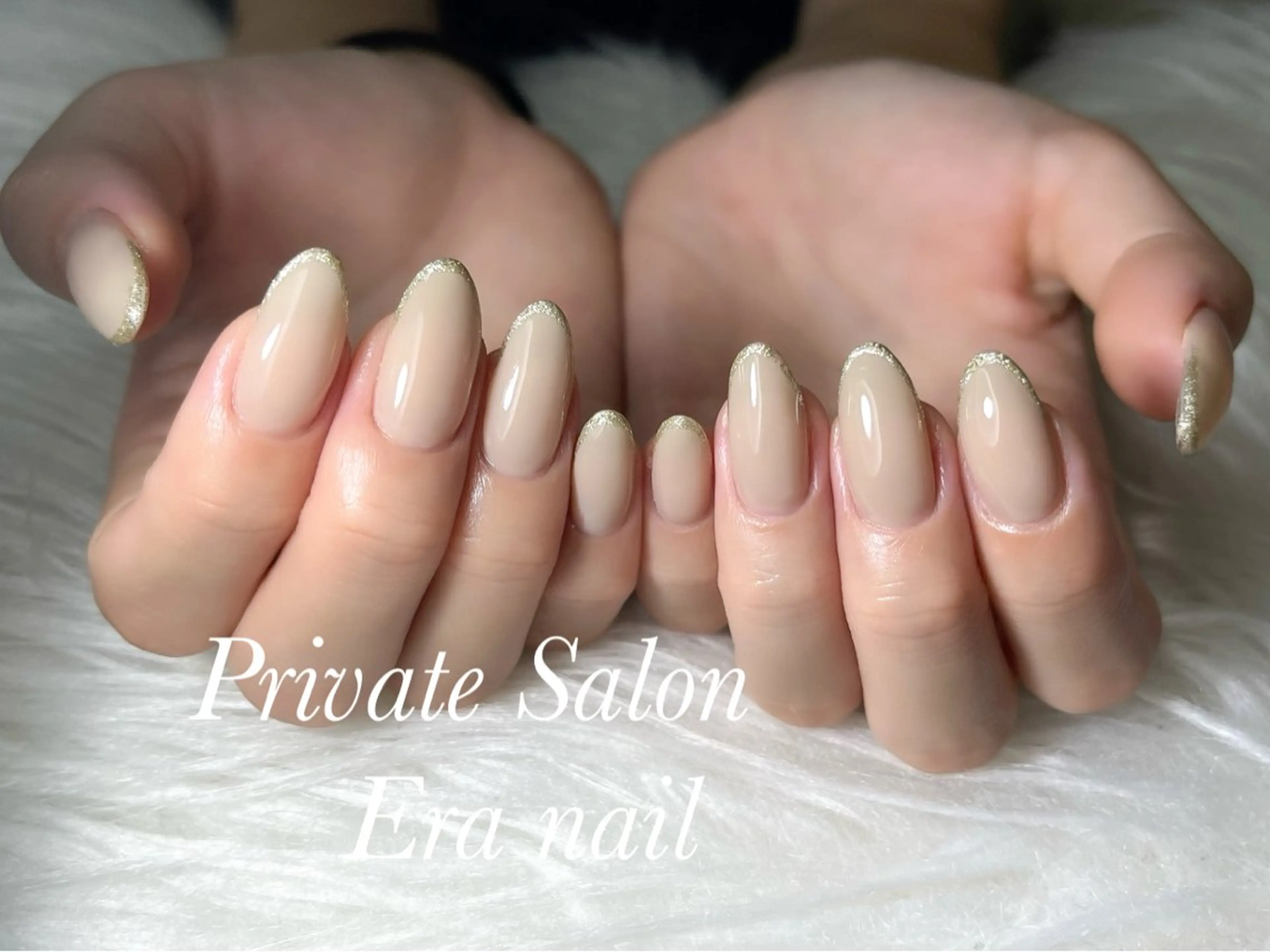 ネイル フレンチネイル ラメ(グリッター) ワンカラーネイル ハンドネイル Era nailのネイルデザイン