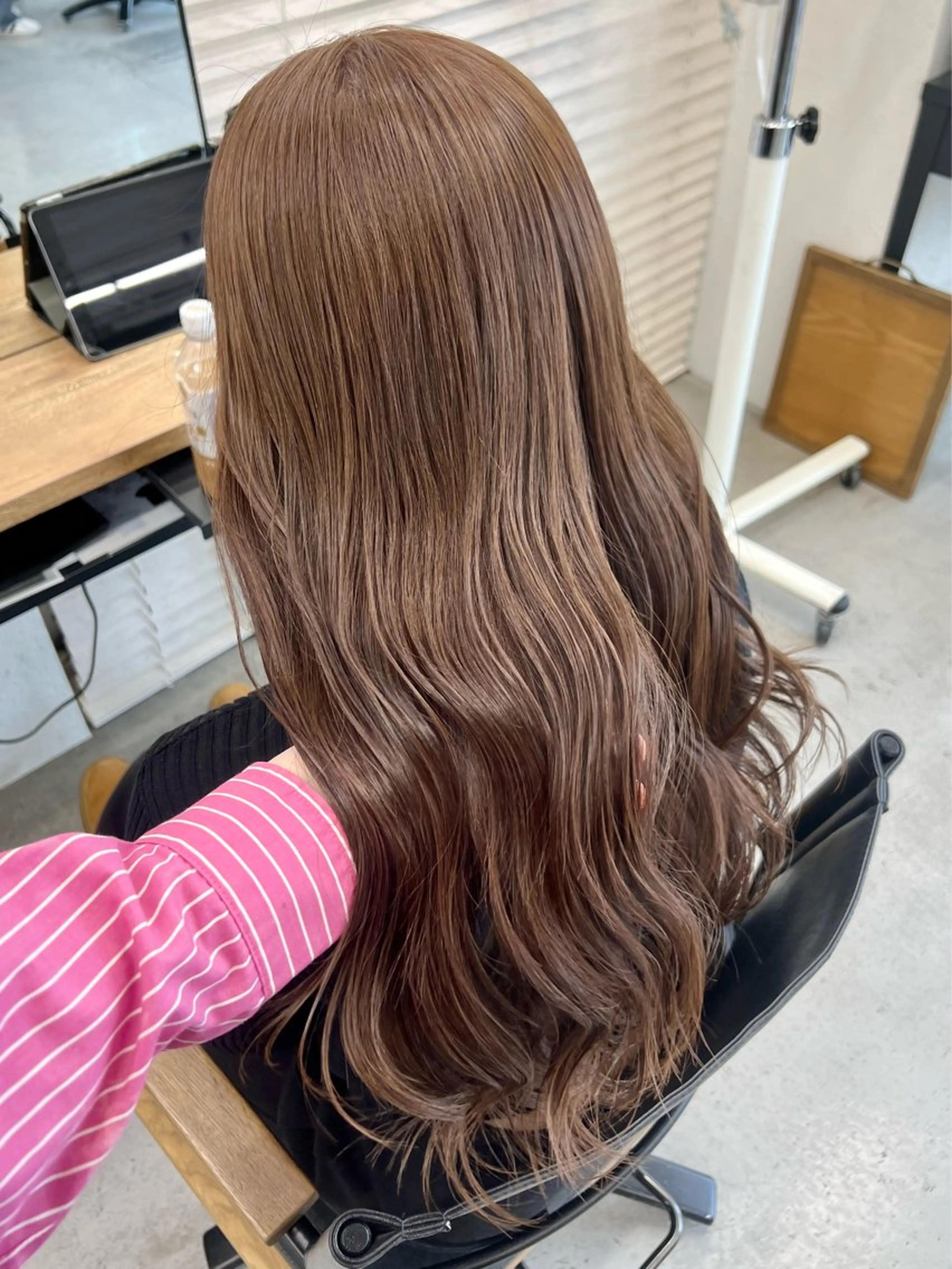 ロング ヘアカラー 暖色カラー/レイヤー カット☁️MEI☁️のヘアスタイル