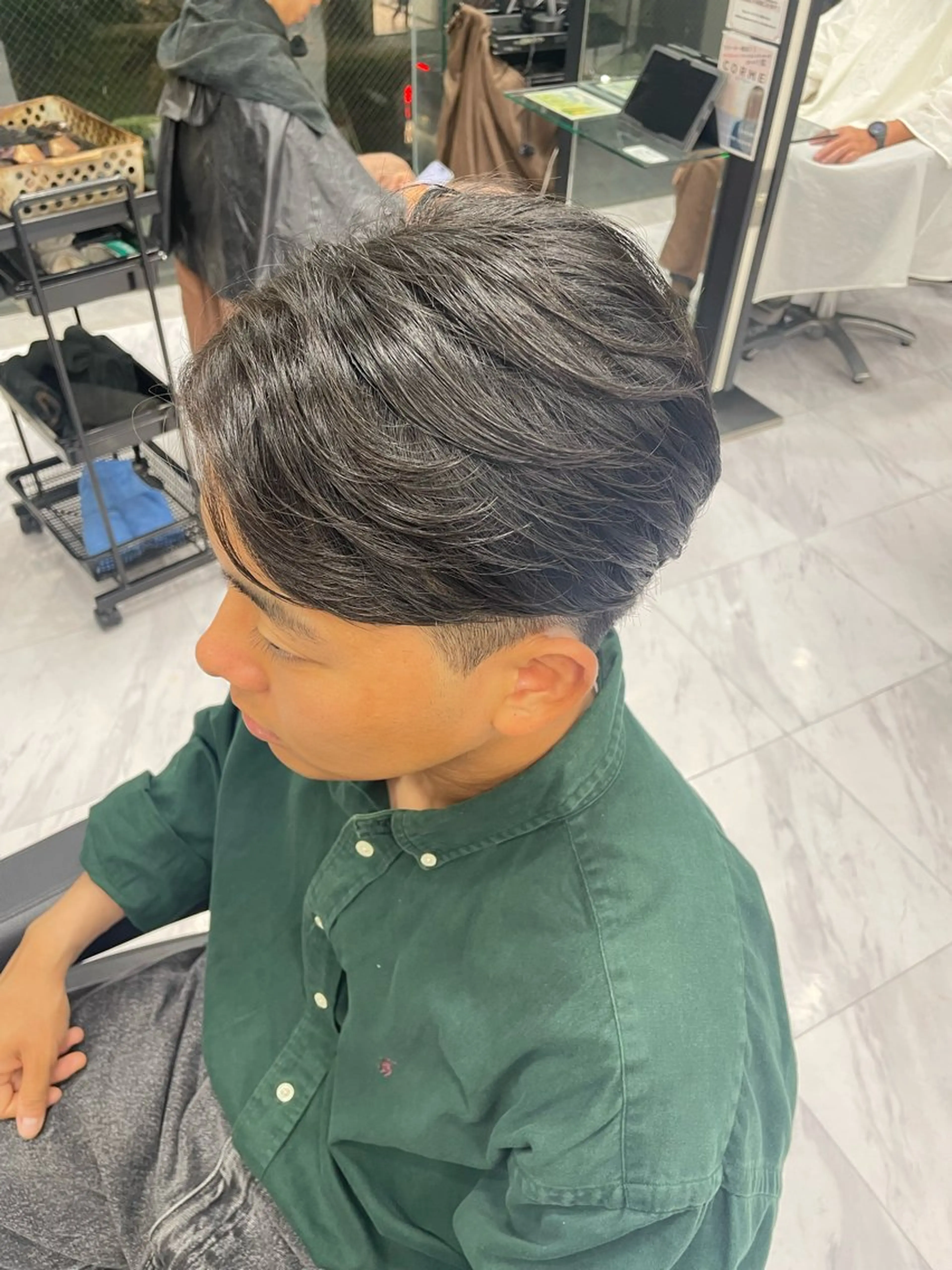 ショート メンズ センターパート REEED渋谷店所属・🍒KUMAGAI 🍒のヘアスタイル