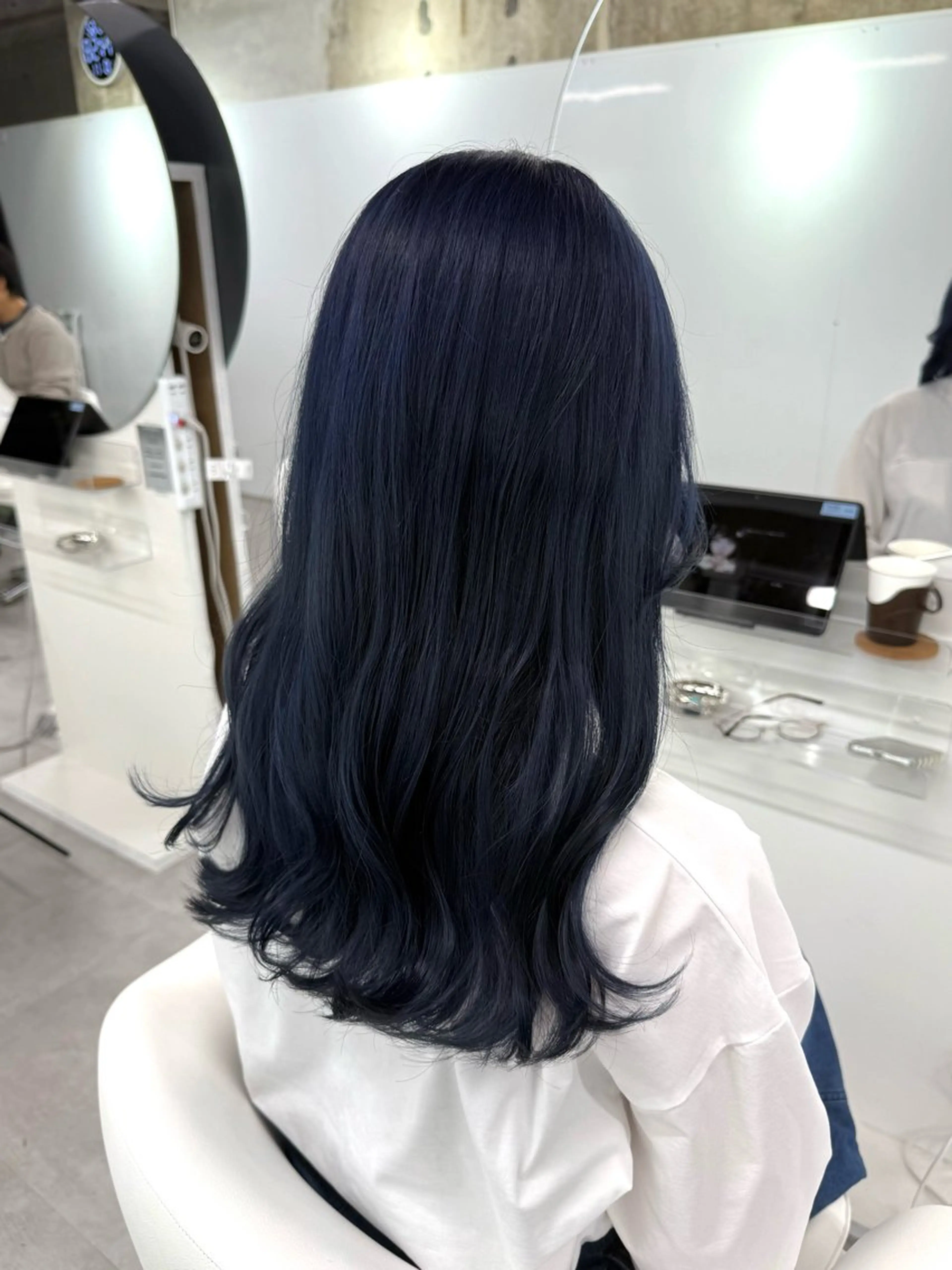 セミロング カラー yuuna ✮ レイヤーカットのヘアスタイル