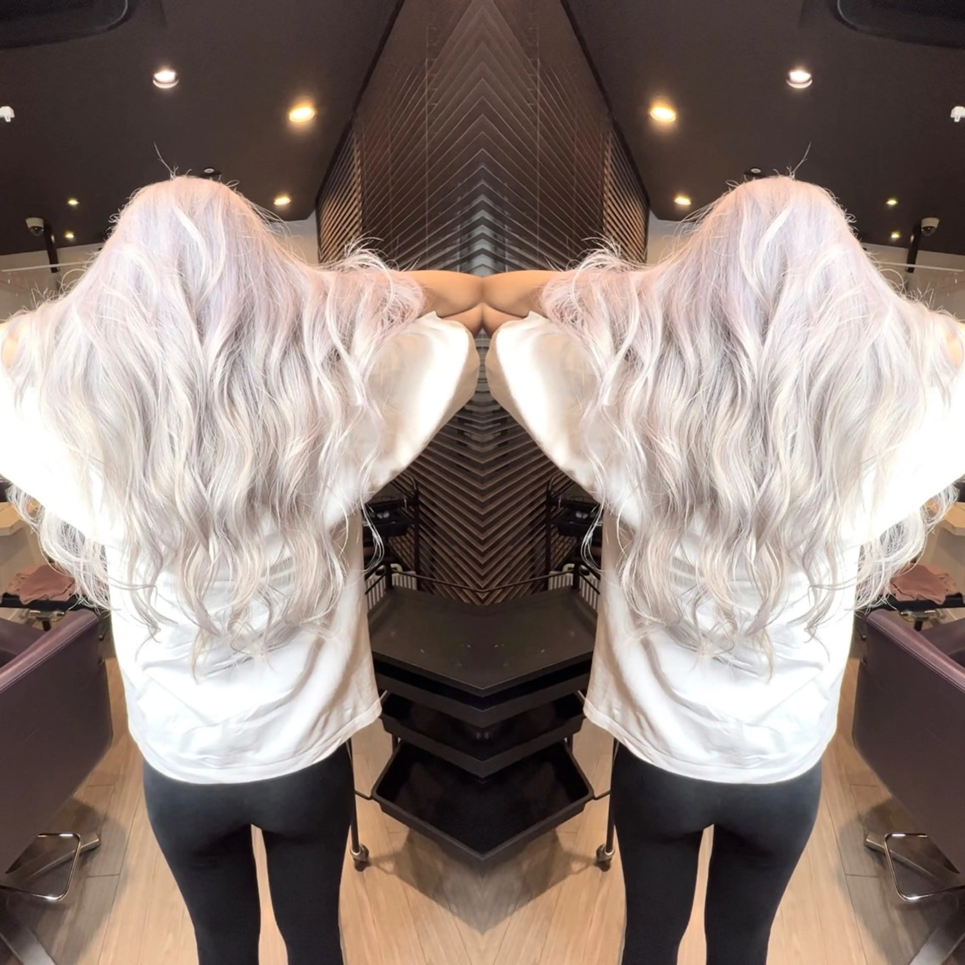 ロング カット トリートメント hair &eye LAWE.店長のヘアスタイル