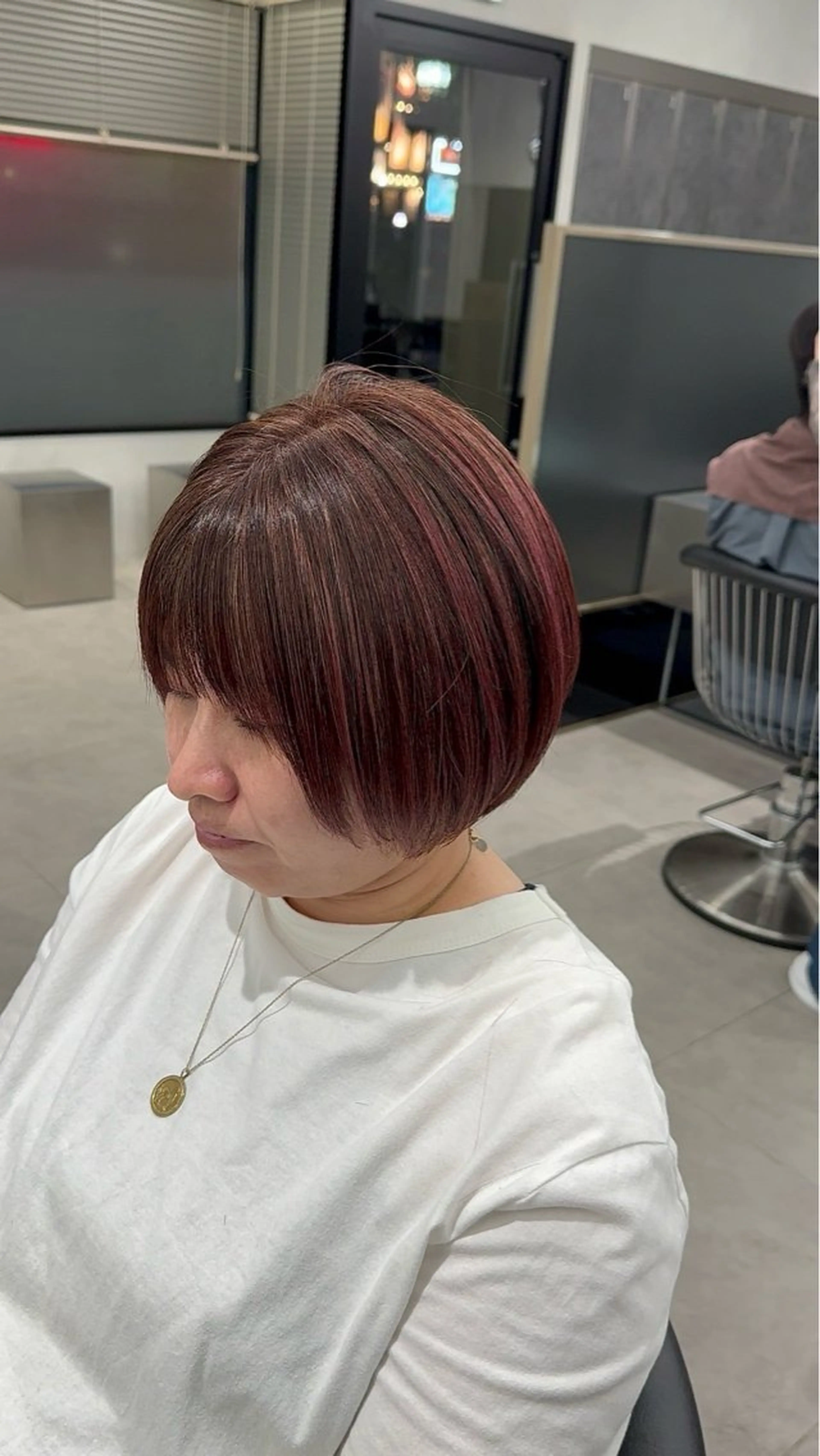 ショート カラー ショートボブ ピンクカラー ボブ ショートヘア 上村 将人のヘアスタイル