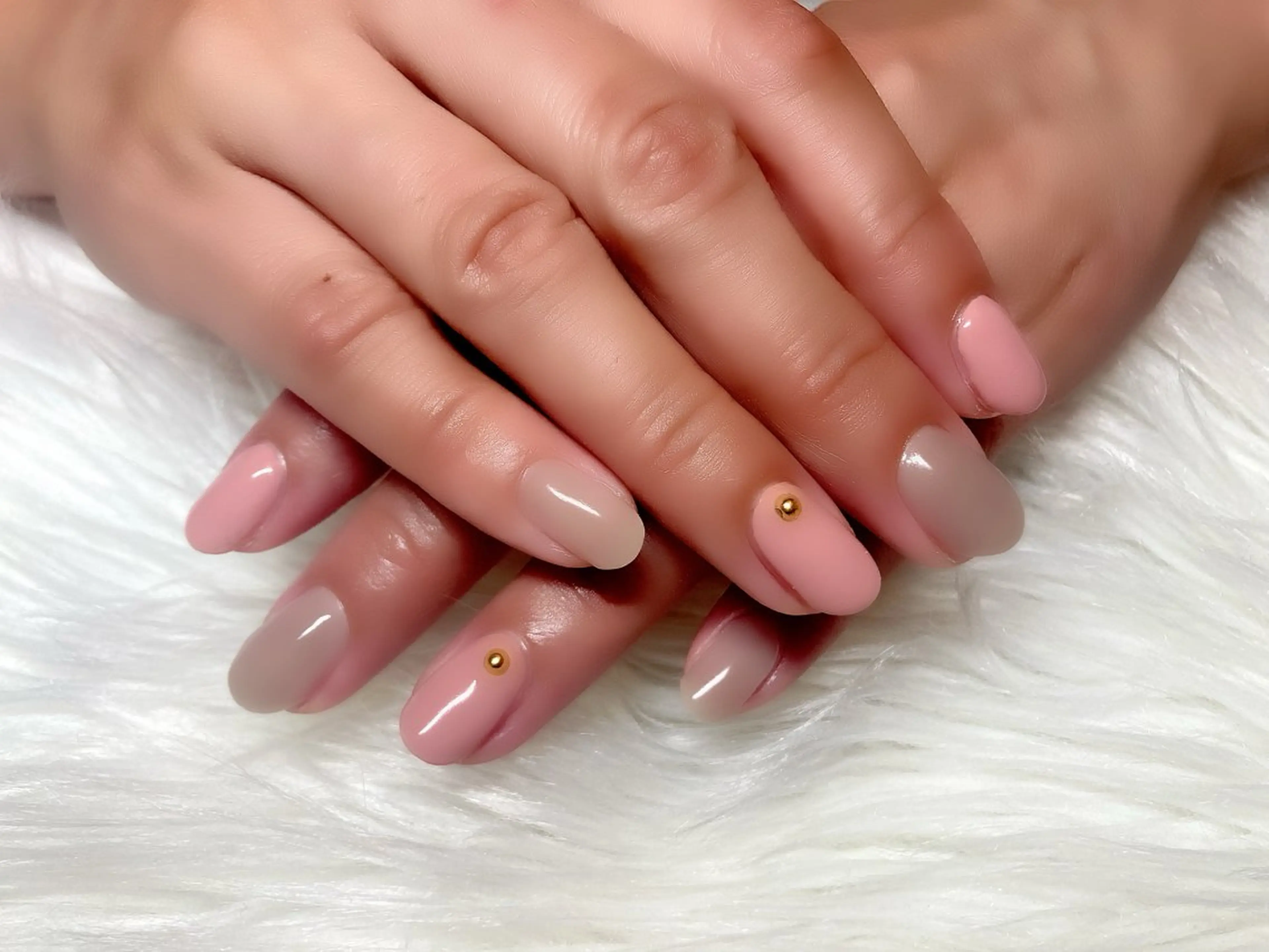 ネイル ワンカラーネイル ストーンネイル masami .Ｋのネイルデザイン