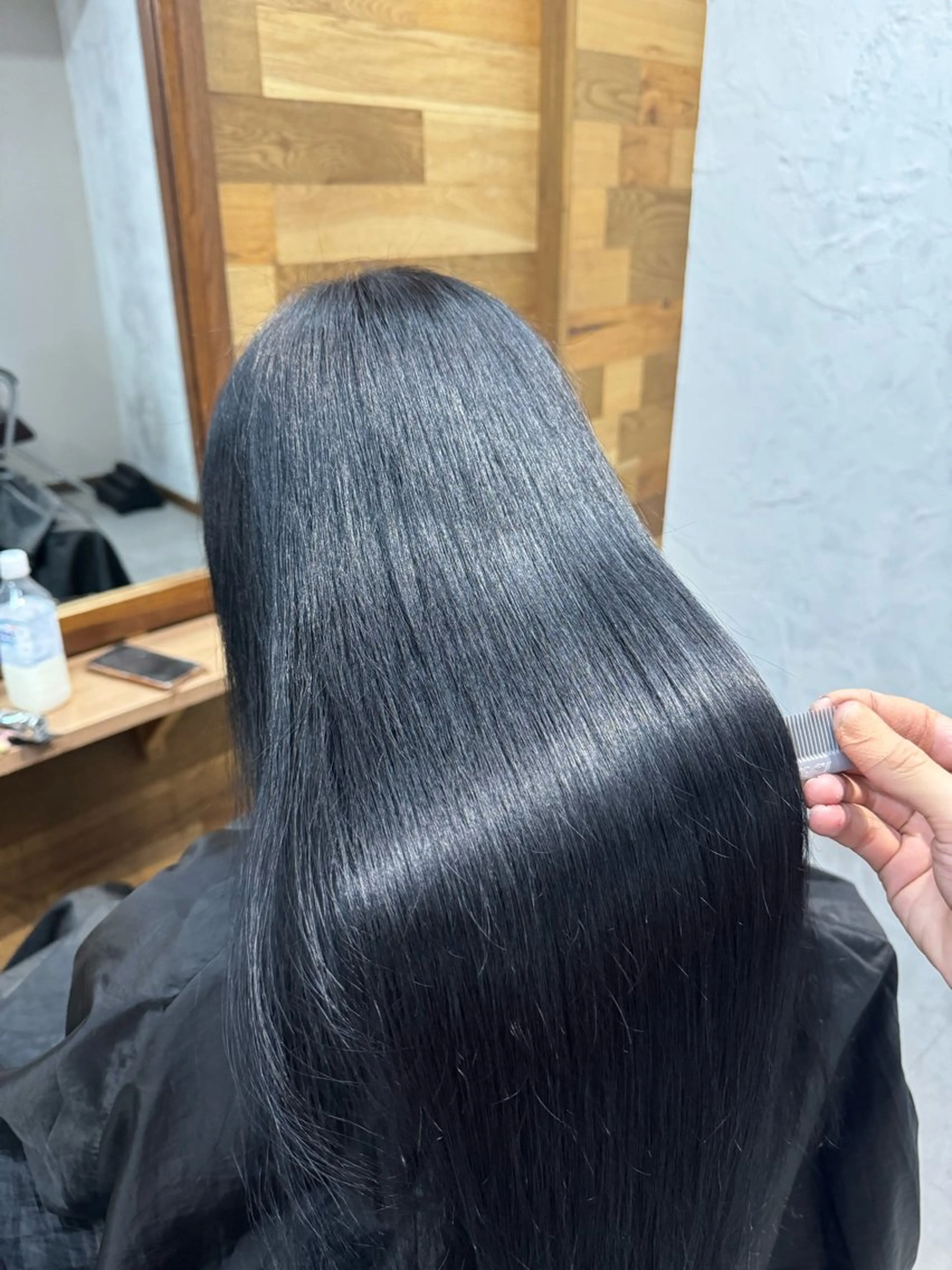 ロング 髪質改善 ヘアカラー LUAU 尼崎/ ISOBEのヘアスタイル