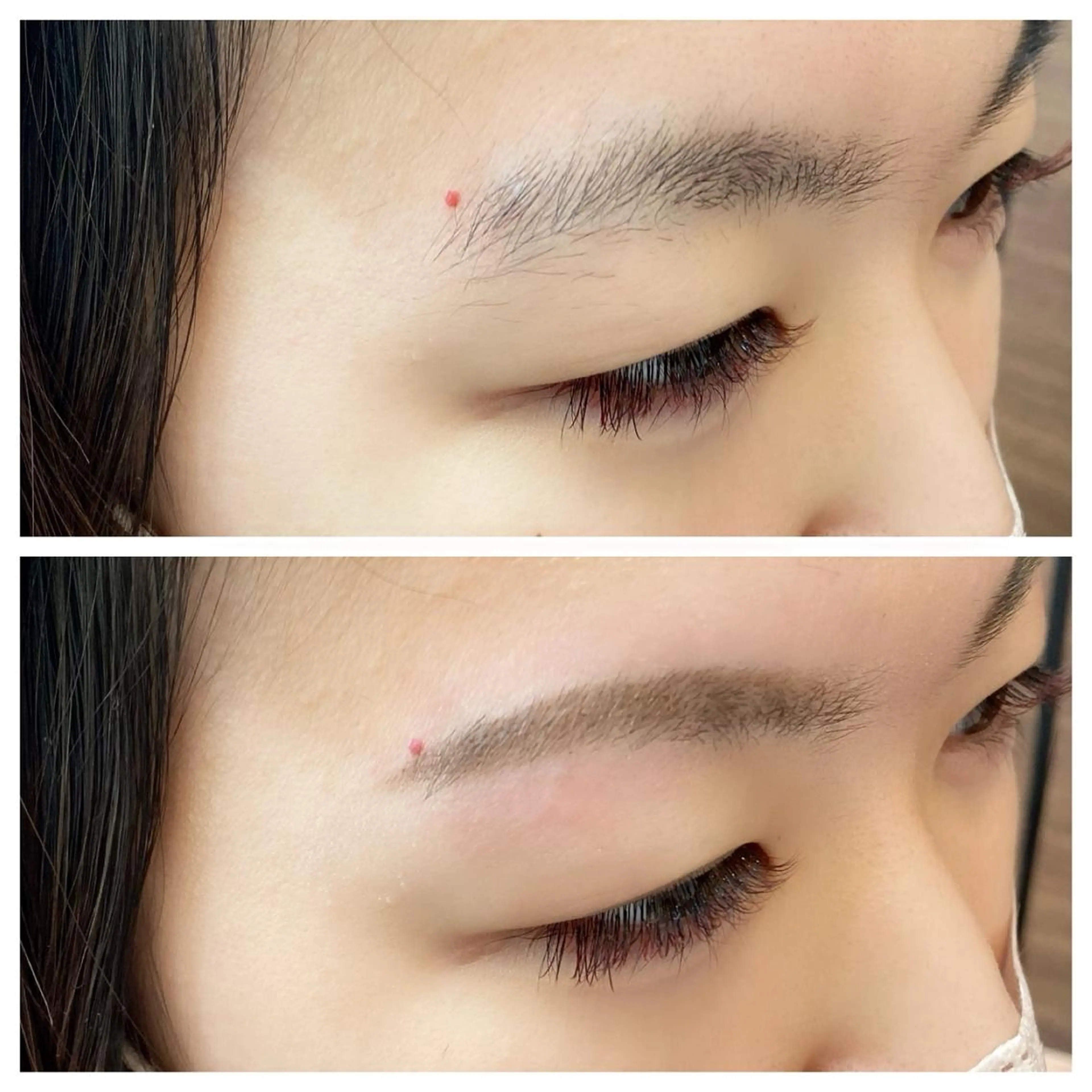 アイブロウ 眉毛ワックス脱毛 アルターエクラ 飯島のマツエク・マツパデザイン