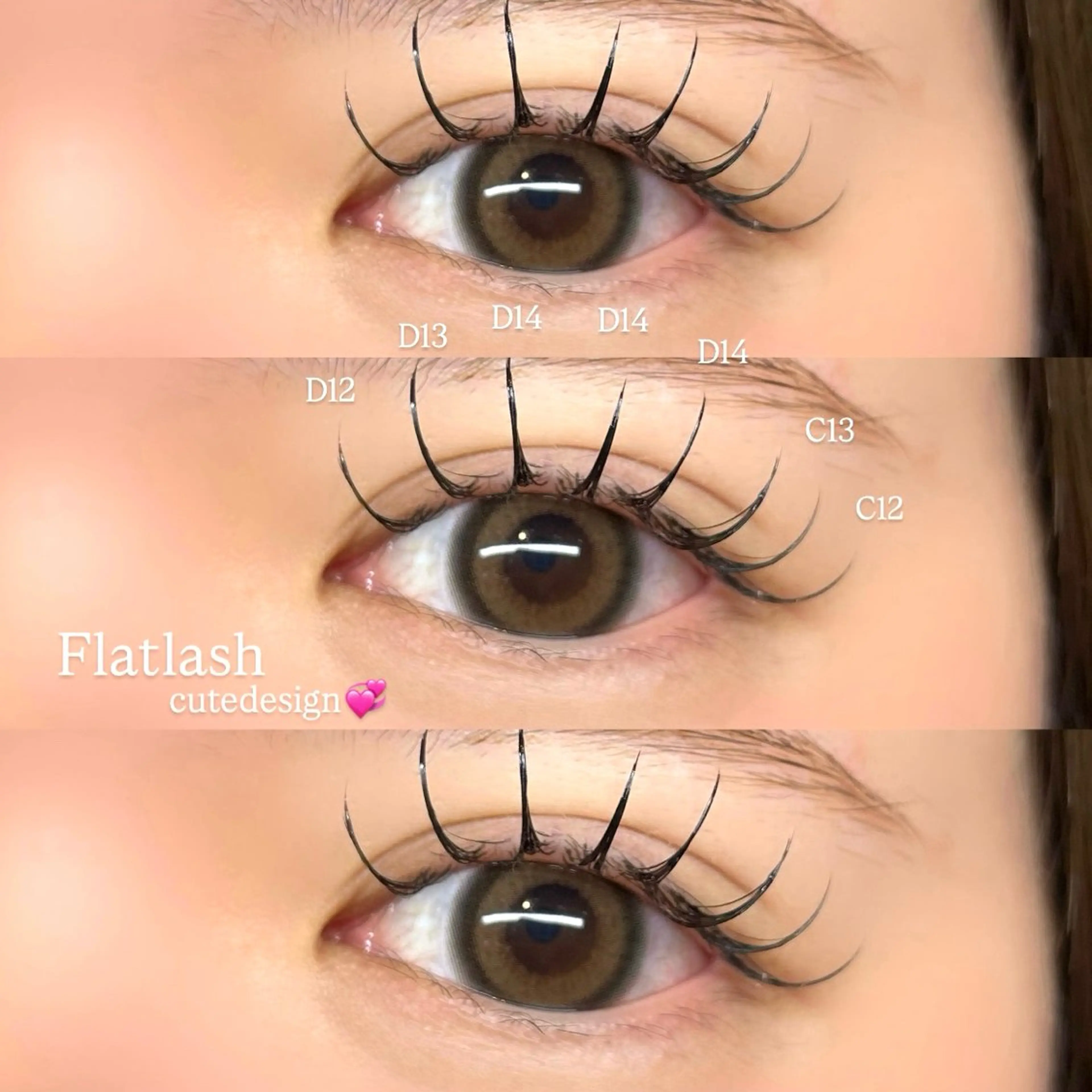 マツエク・マツパ マツエク Mell Yuuna ♡パリエク /束感のマツエク・マツパデザイン