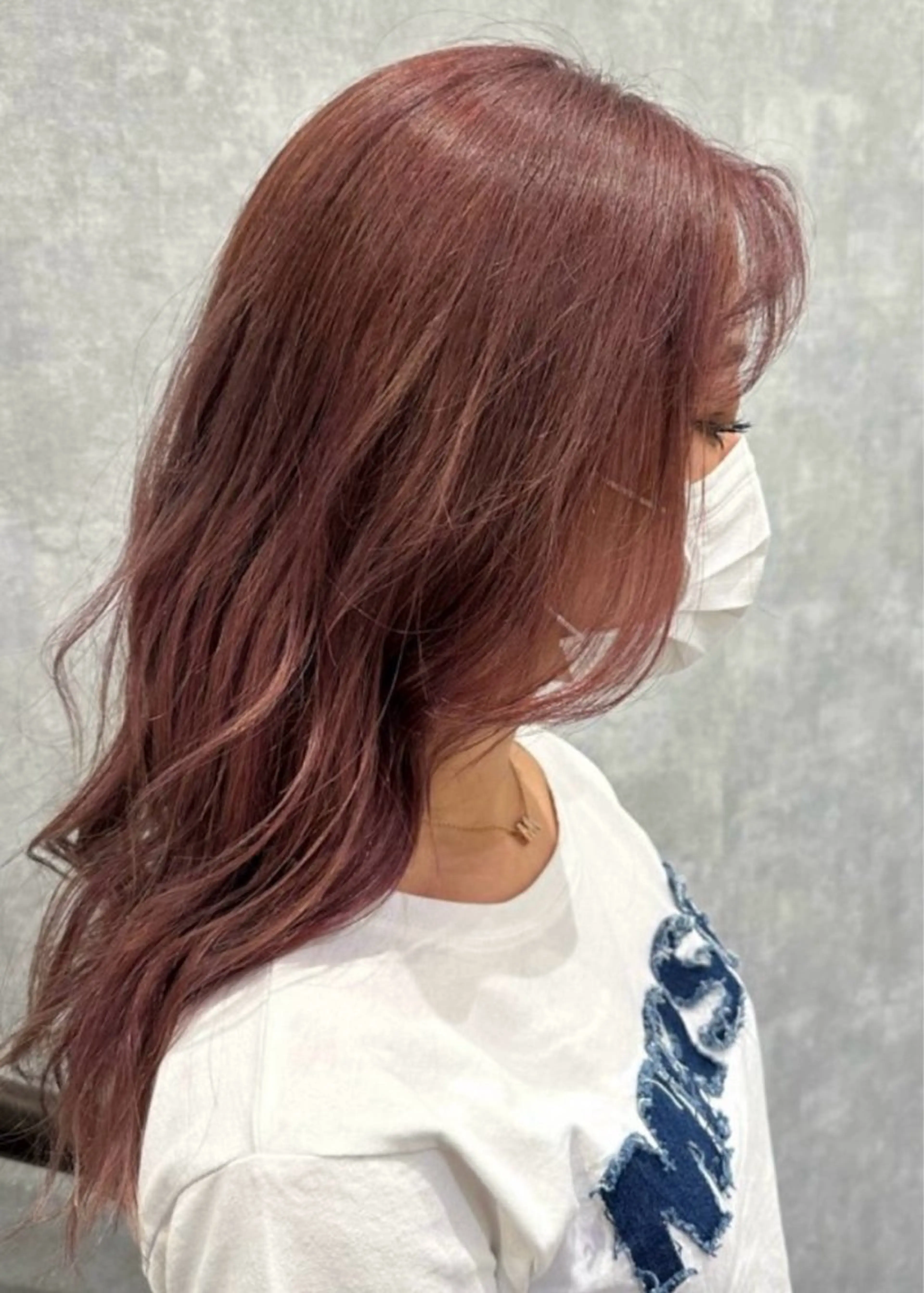 ロング カラー ヘアカラー ハイトーン/ダブル カラー/あやかのヘアスタイル