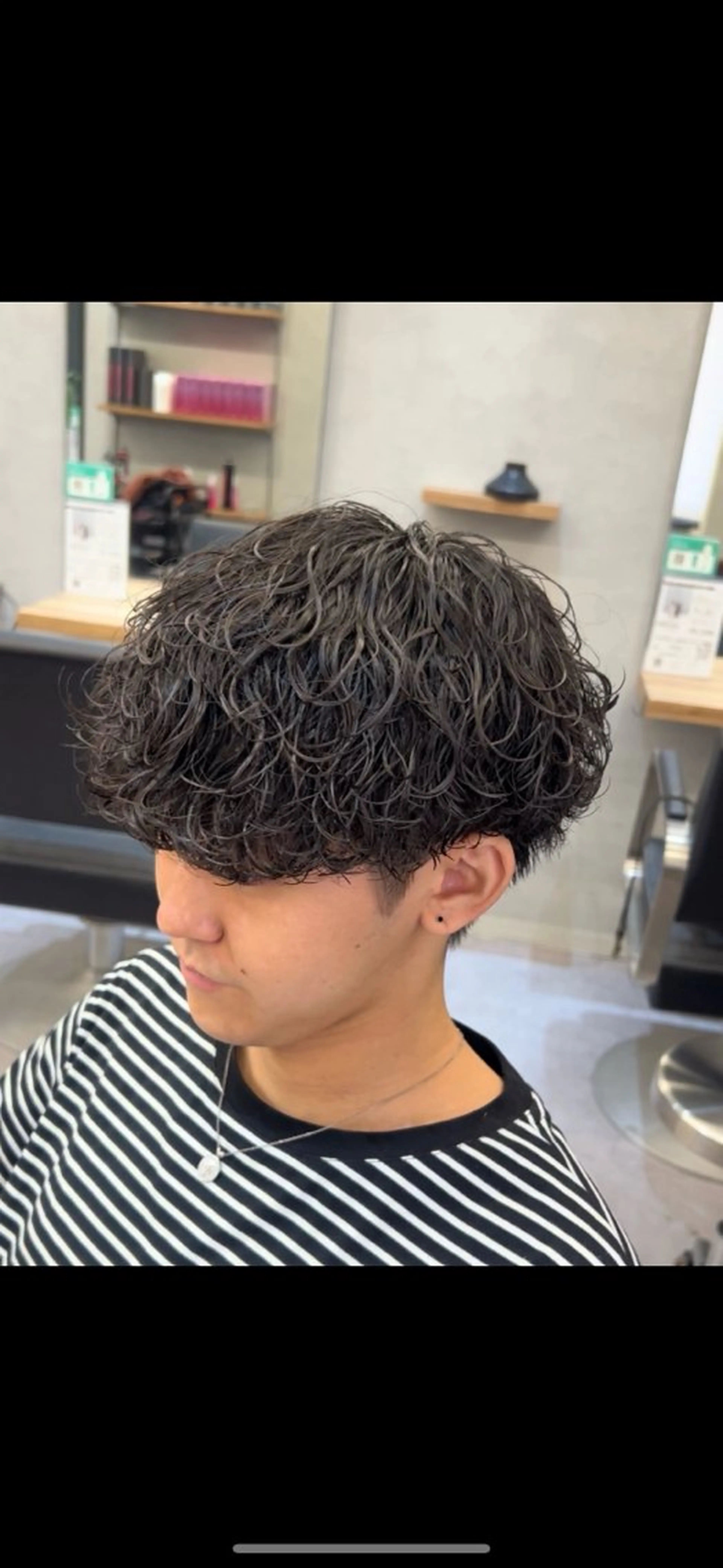 パーマ メンズ カット パーマ 浜野 泰斗のヘアスタイル