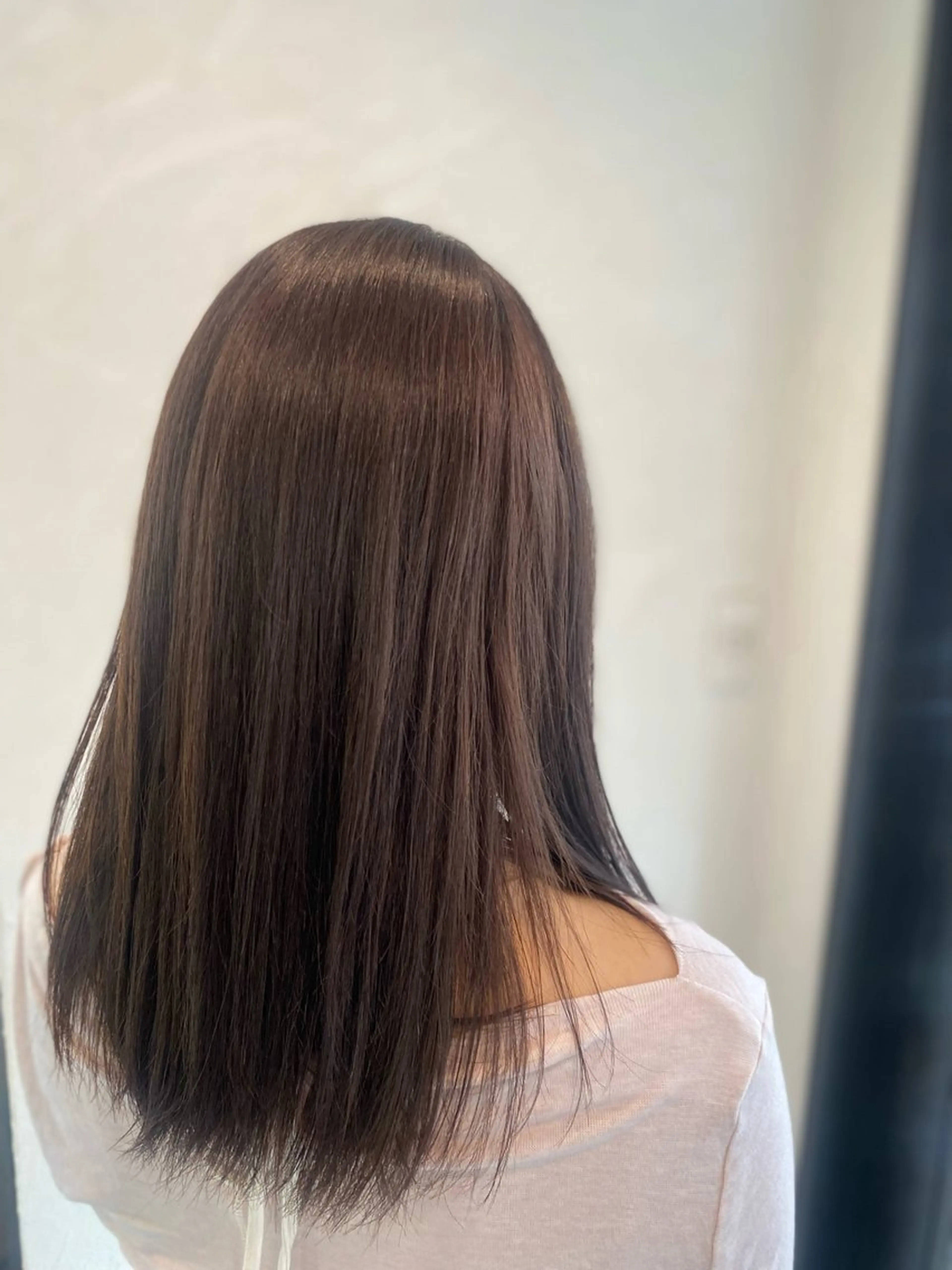 セミロング カラー ベージュカラー 透明感カラー ヘアカラー トリートメント 【SiLO】 nanamiのヘアスタイル