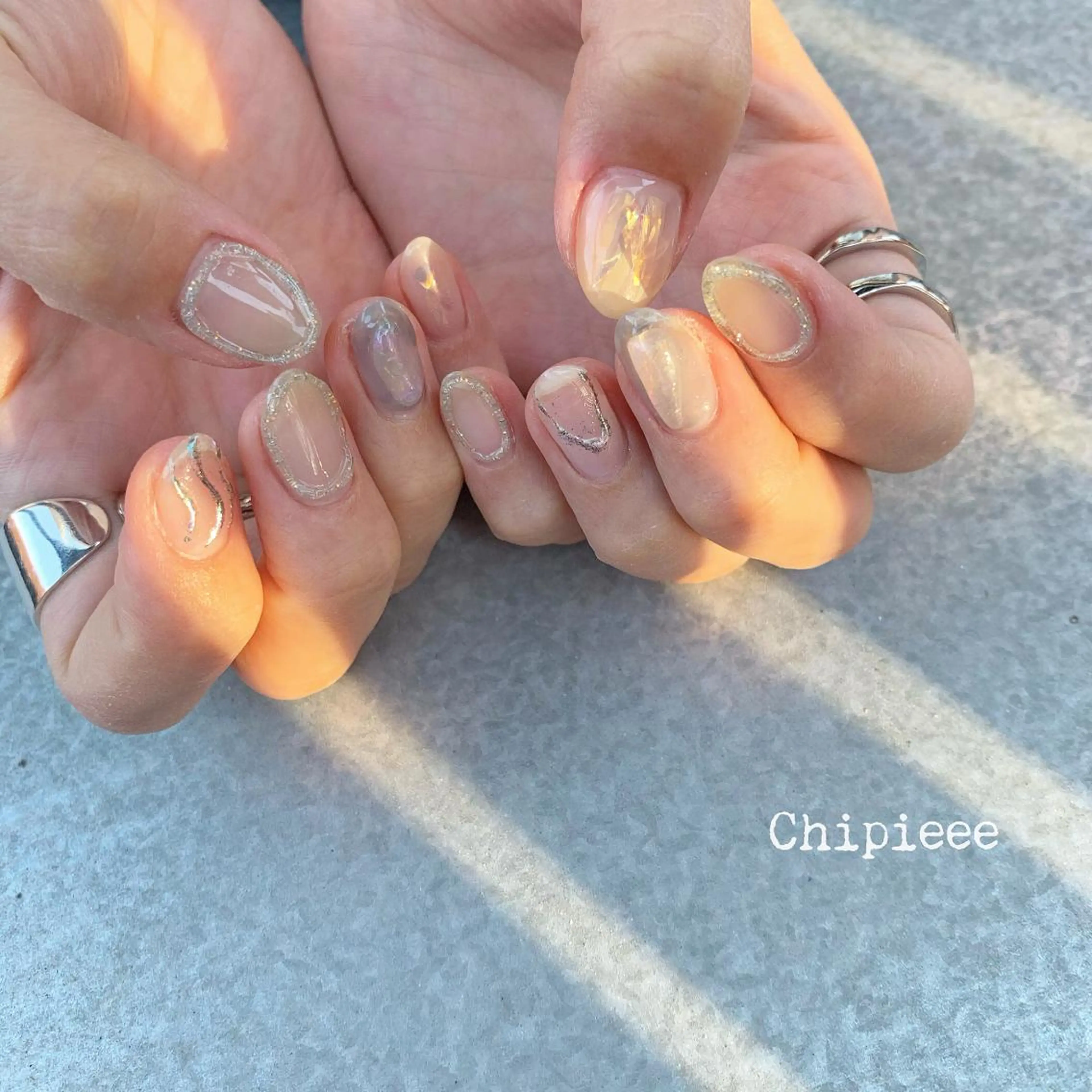 ネイル ハンドネイル revia所属・ERI Nailistのネイルデザイン