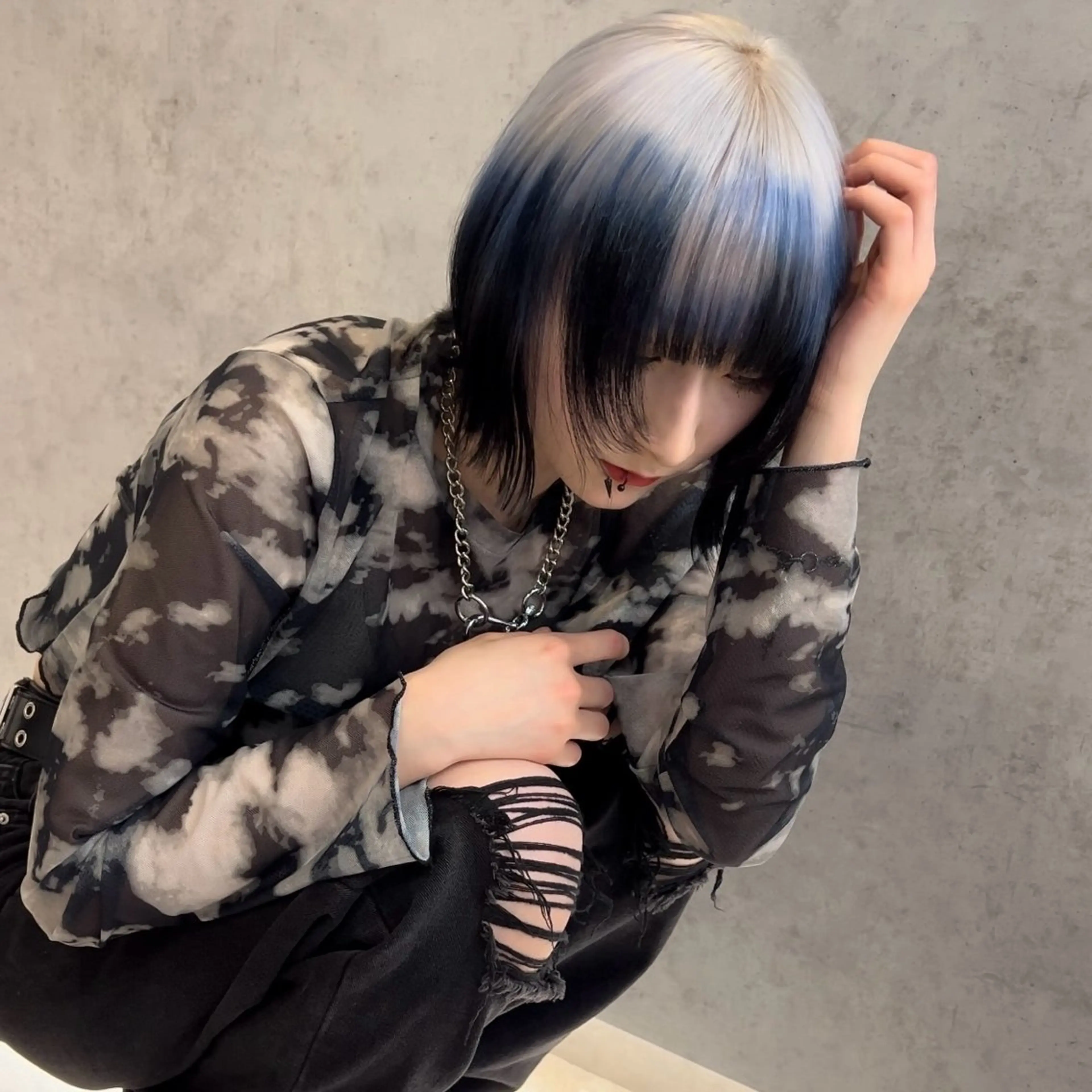 ミディアム カラー ヘアカラー Ren. 🦋デザインカラーのヘアスタイル