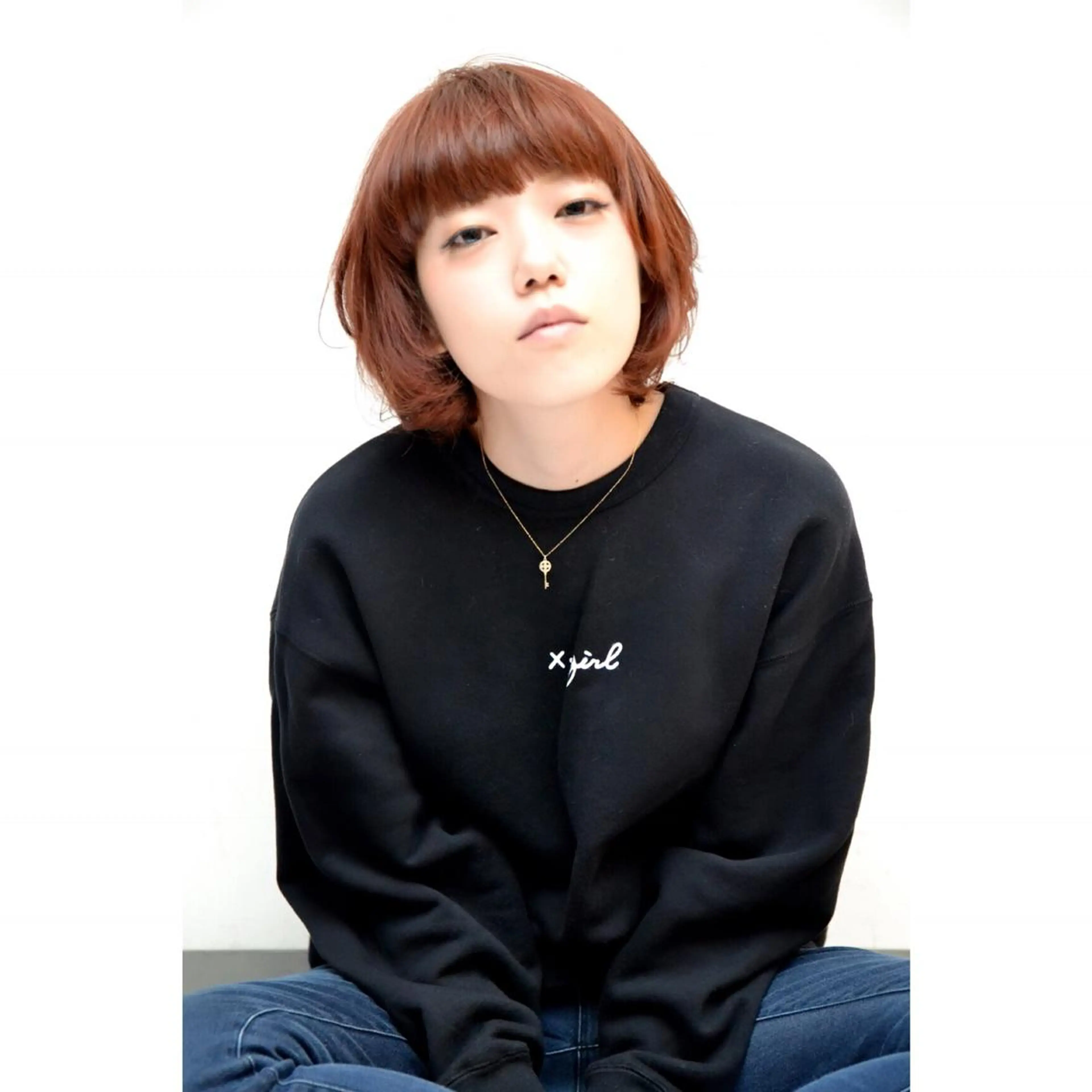 ショート ミディアム セミロング 外国人風カラー 江上拓郎/ショート /酸性ストレートのヘアスタイル