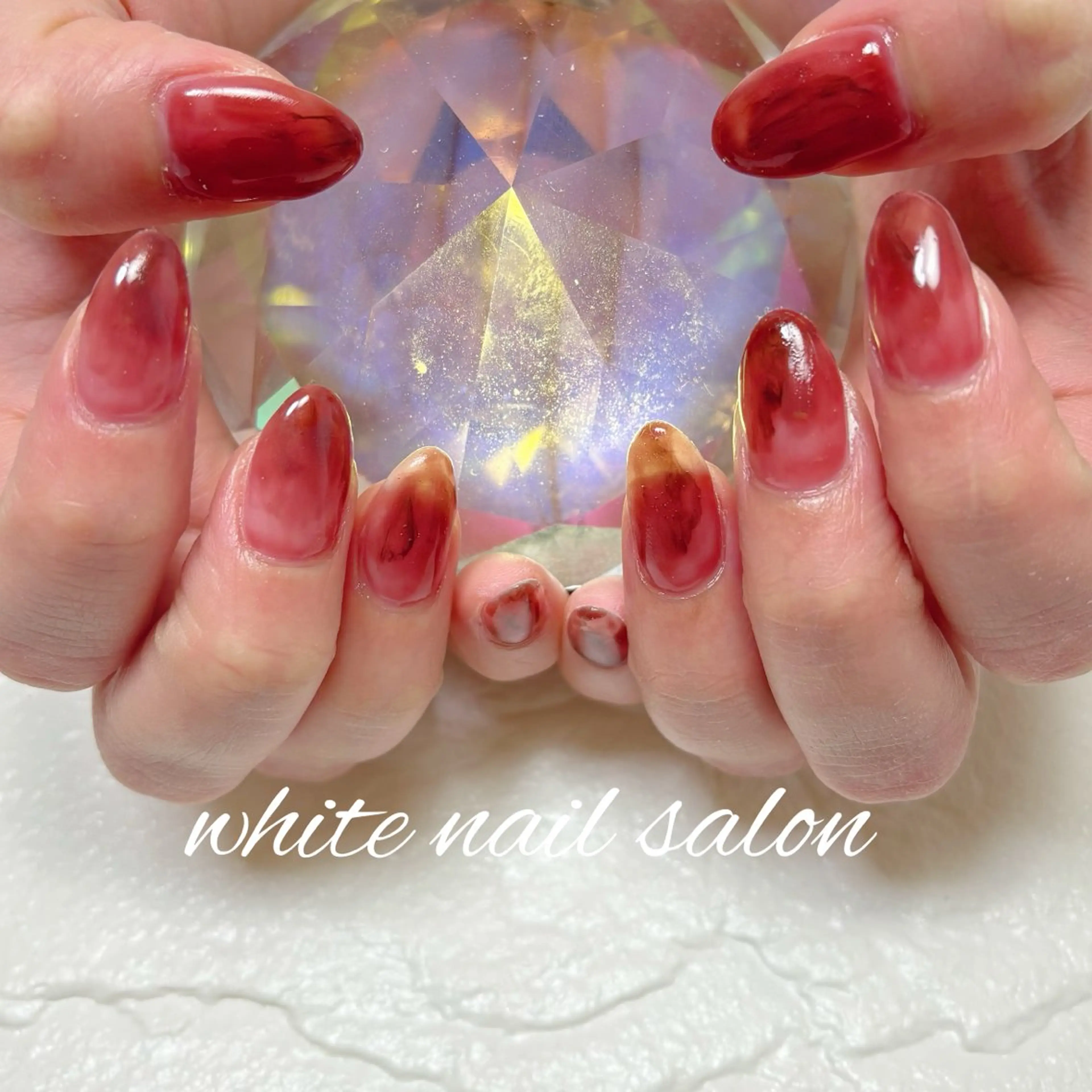 ネイル フットネイル 持ち込み ハンドネイル white nail salonのネイルデザイン