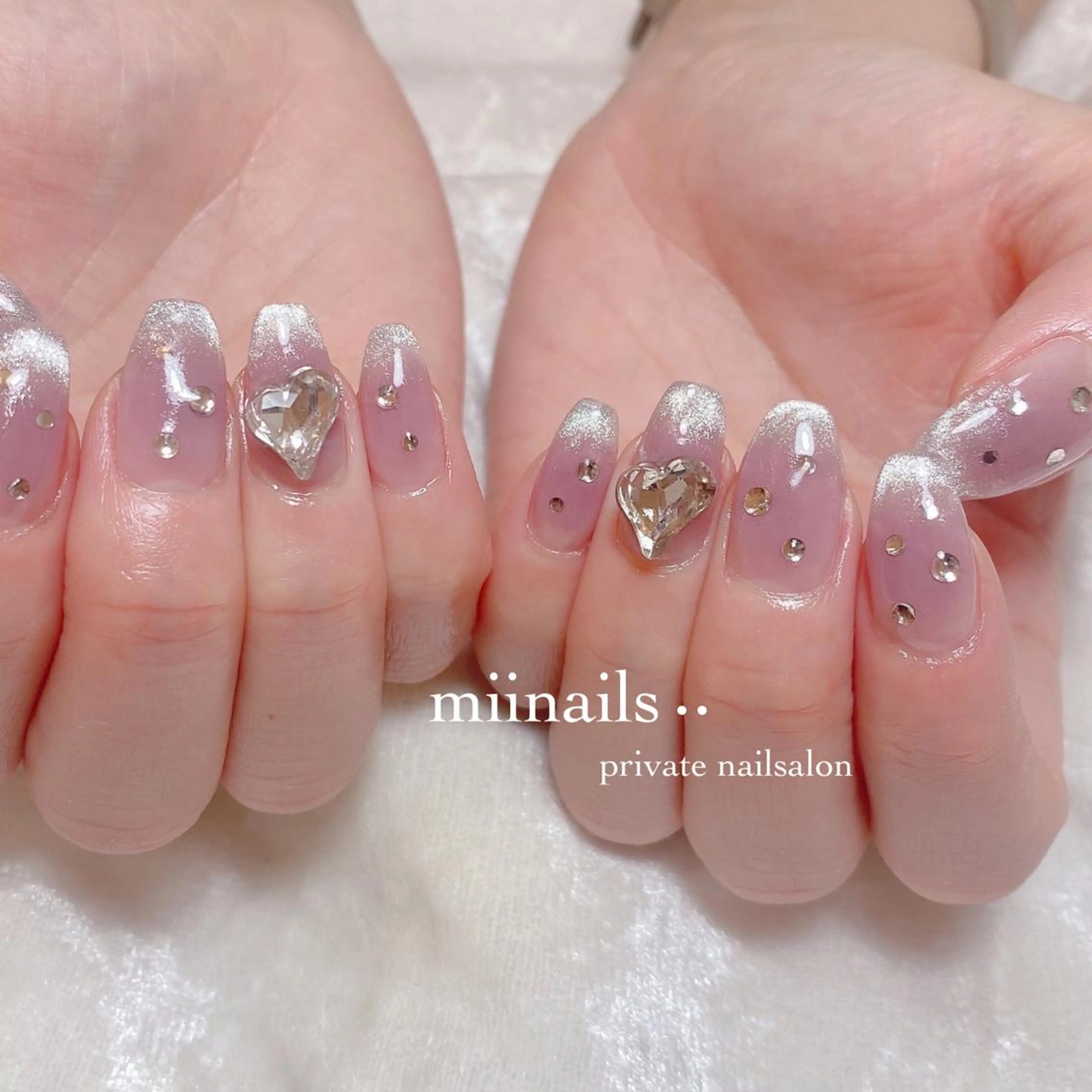 ネイル 韓国ネイル ワンホンネイル ハンドネイル nailsalon miinailsのネイルデザイン