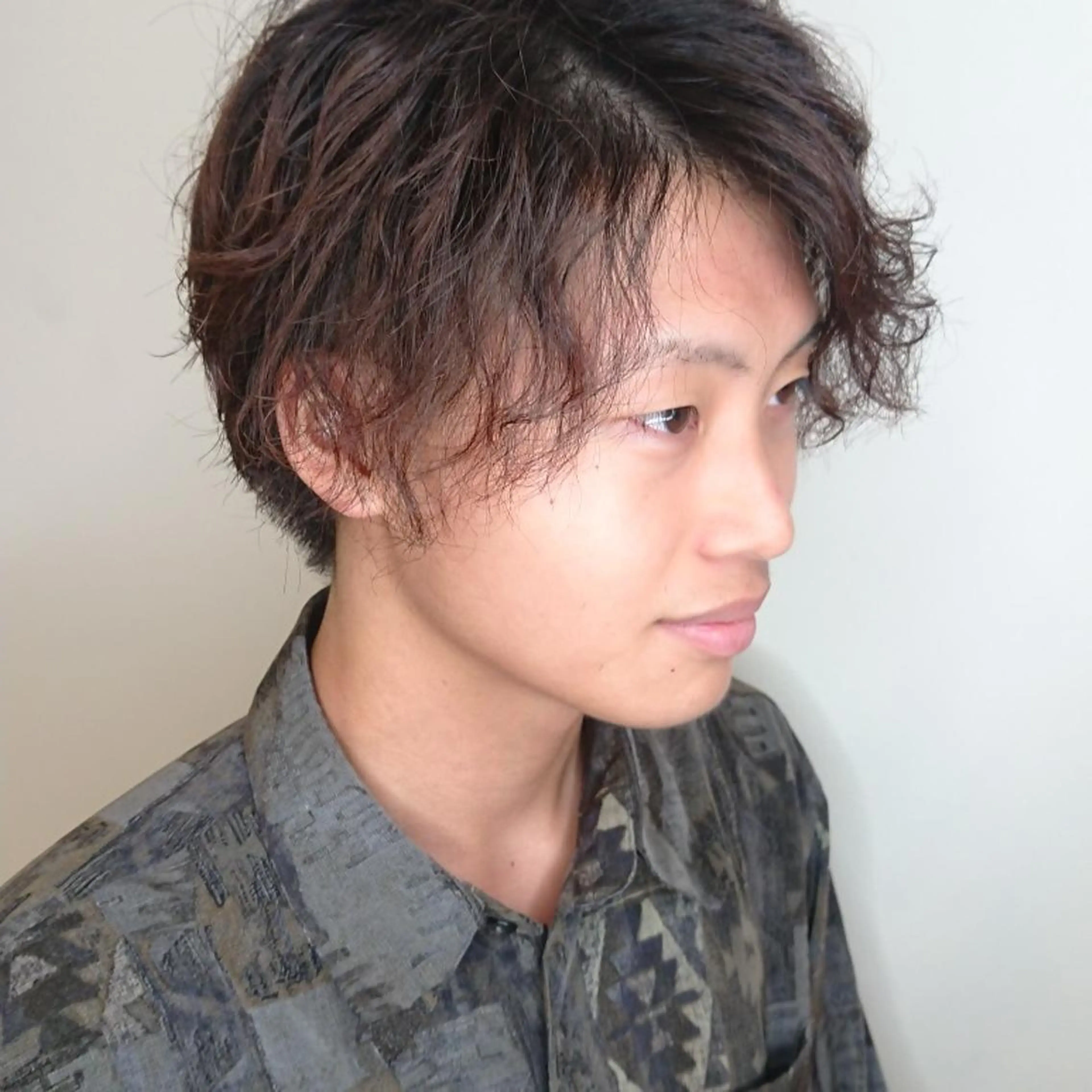 メンズ パーマ ヘアアレンジ カラー メンズパーマ スパイラルパーマ ブリーチ/ヘアケア/ 艶髪/イギチハルのヘアスタイル