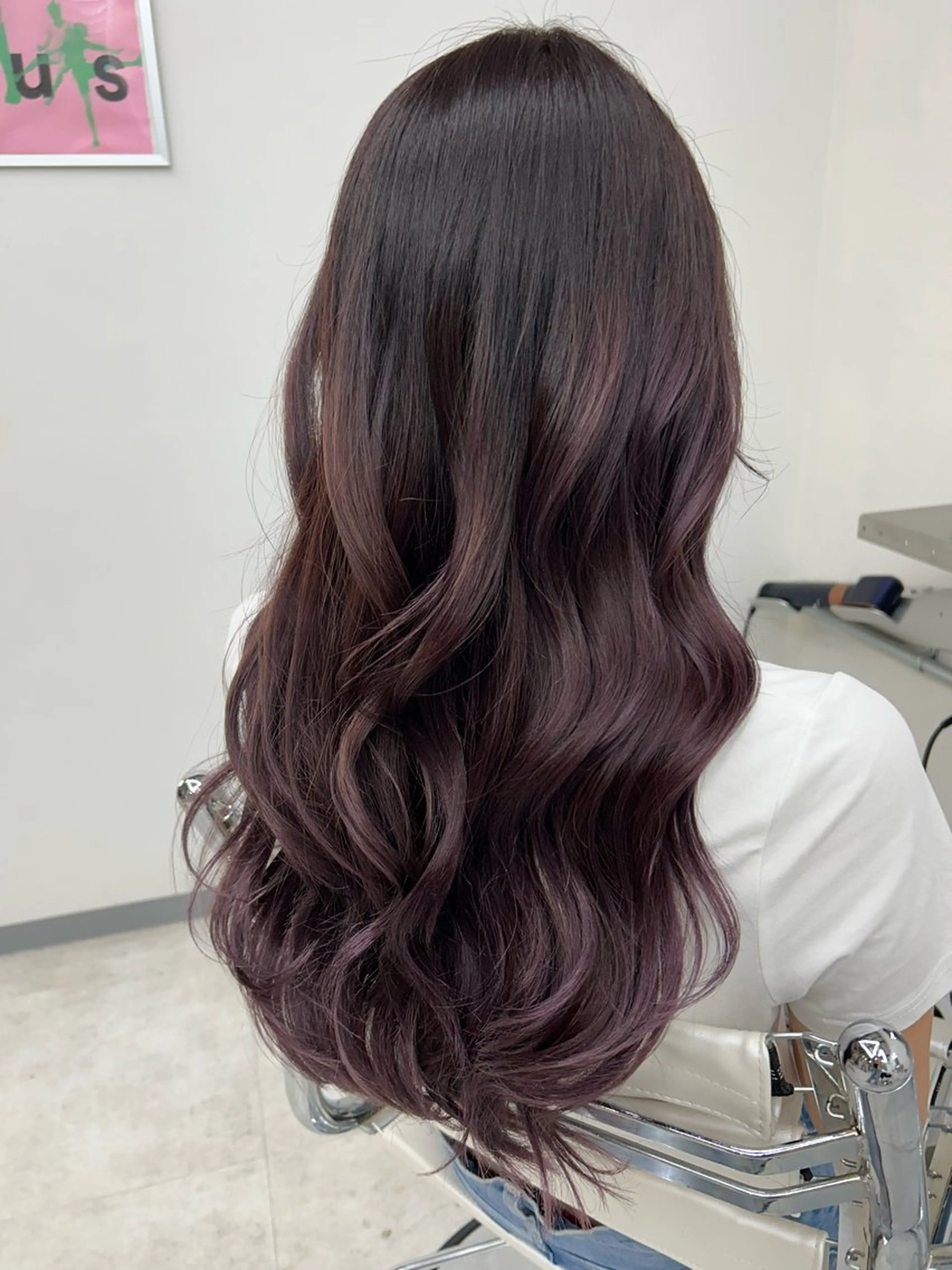 ロング カラー 田口 莉奈のヘアスタイル