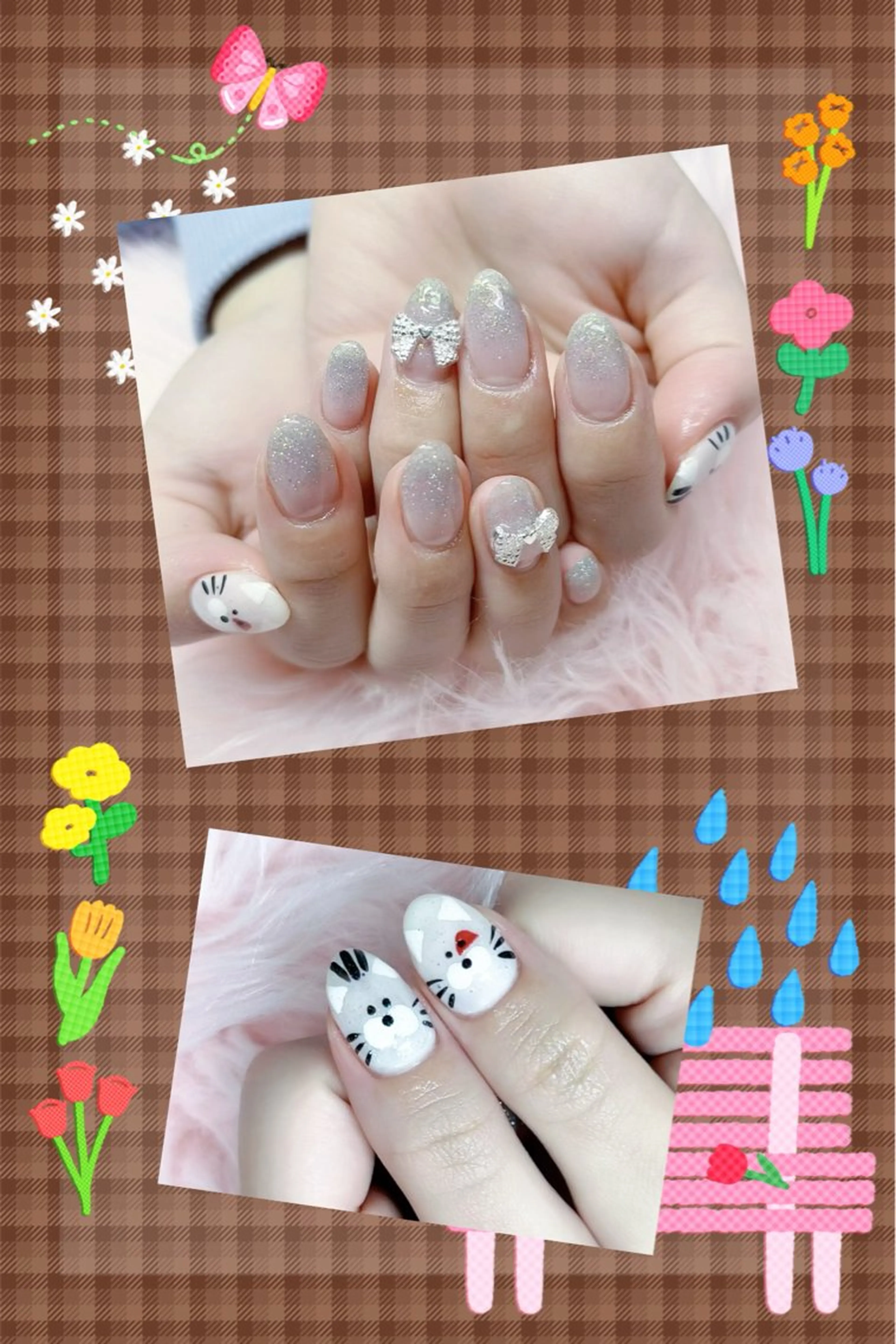 ネイル ハンドネイル MoonNail ユリ🌸のネイルデザイン