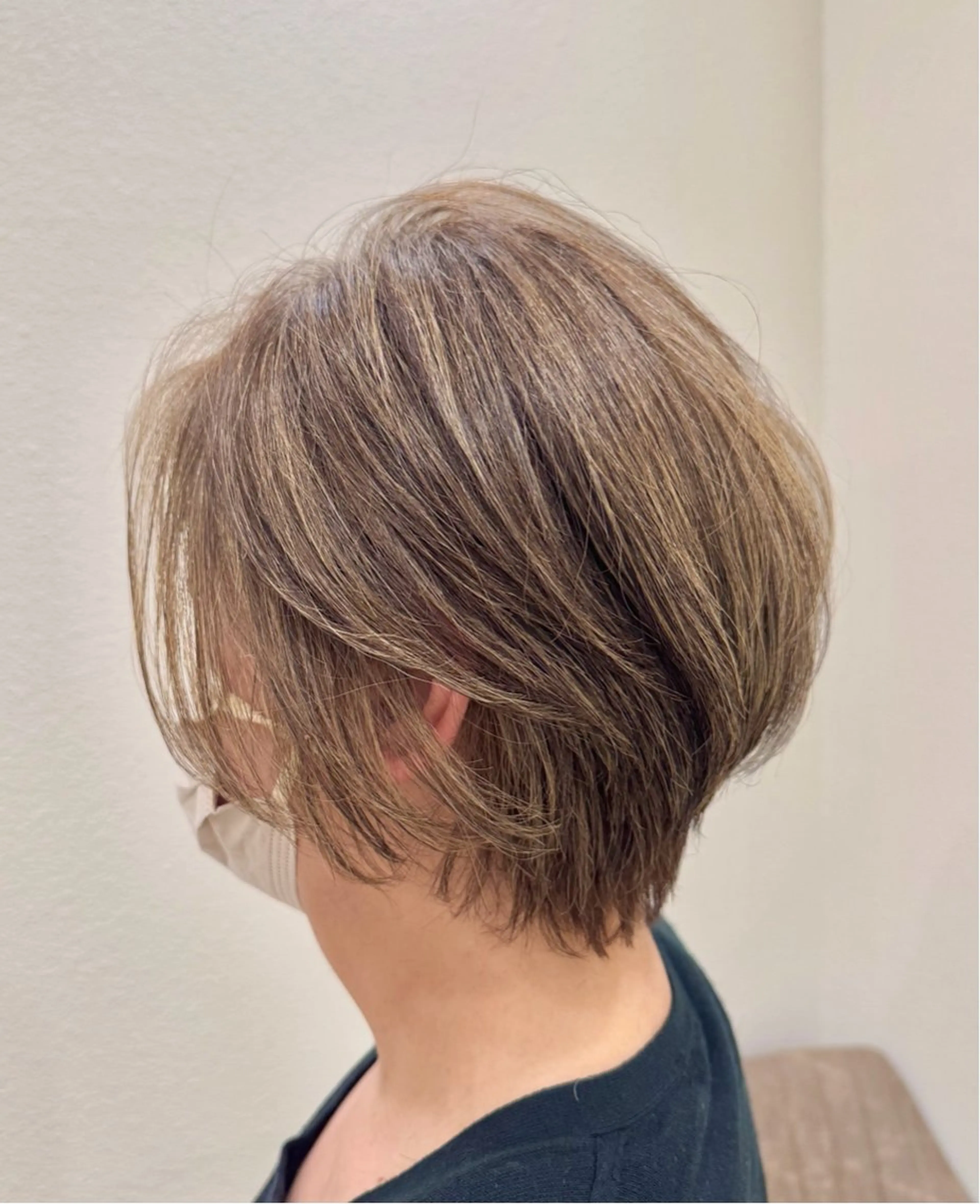 ショート カラー ショートボブ ハイライトカラー ボブ ハイライト ショートヘア amie by AFLOAT 浦和店のヘアスタイル