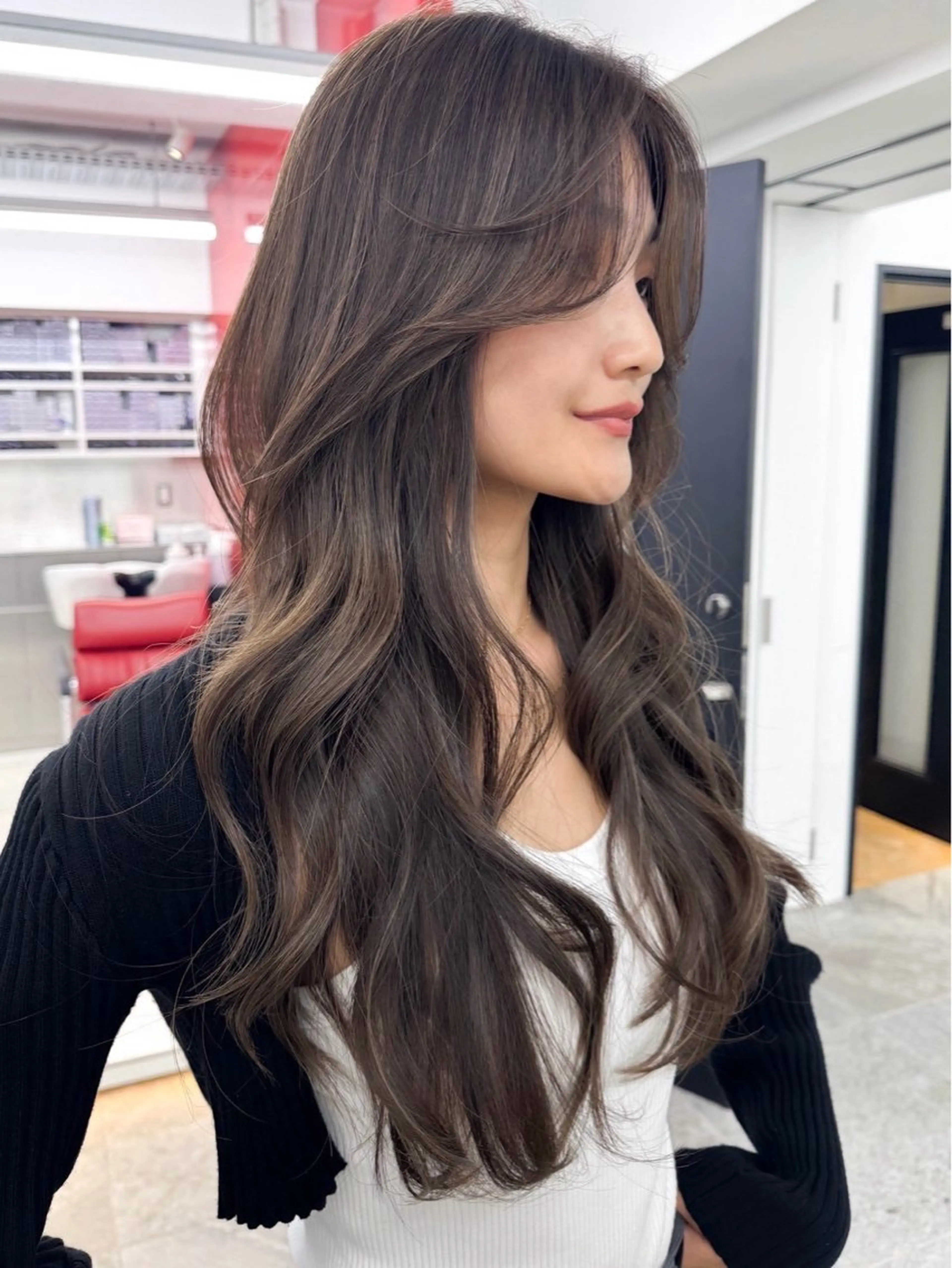 ロング カラー ヘアアレンジ ヘアカラー TOA／ 福岡JIL BLANのヘアスタイル