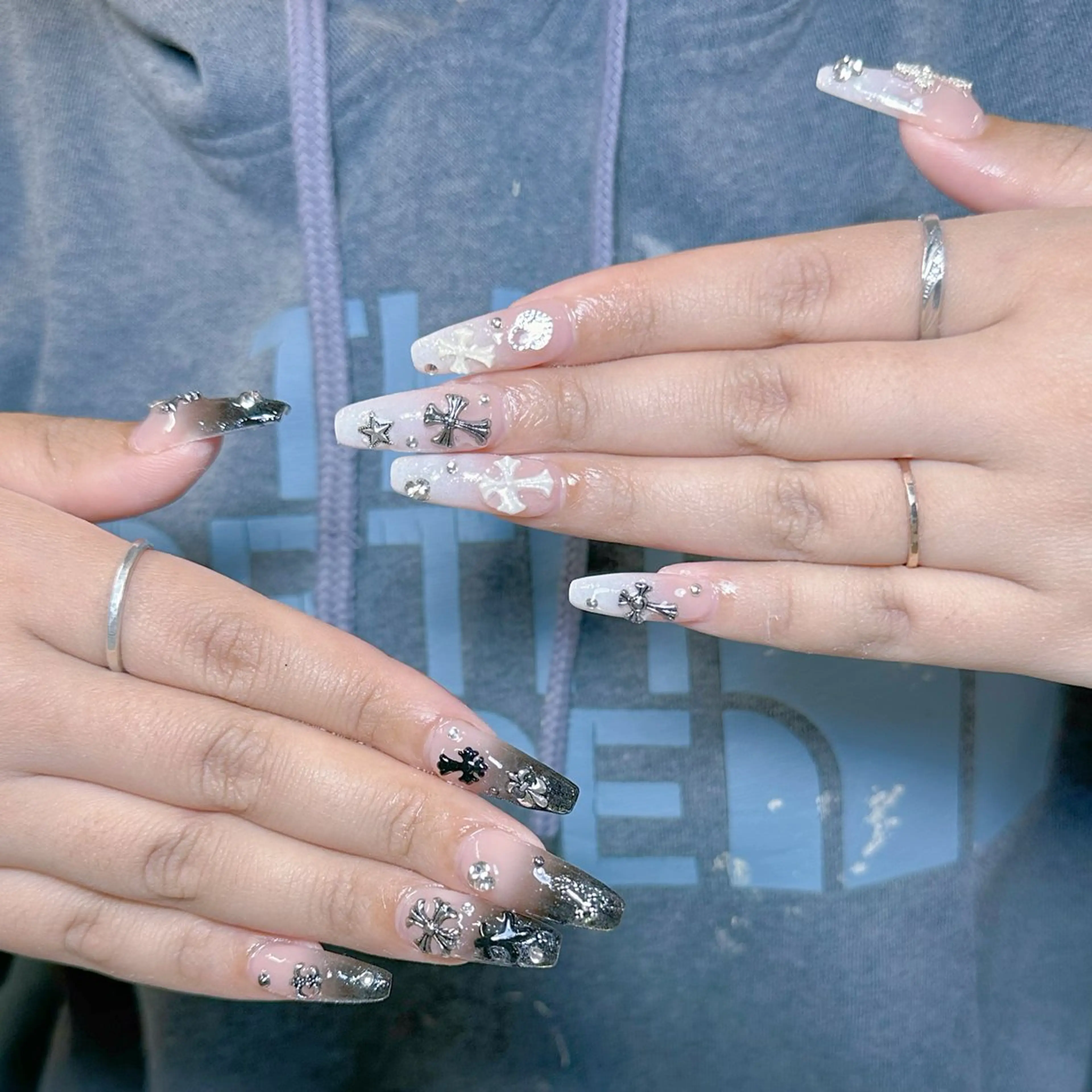 ネイル ハンドネイル 🍄Rina🍄 韓国風ネイルのネイルデザイン