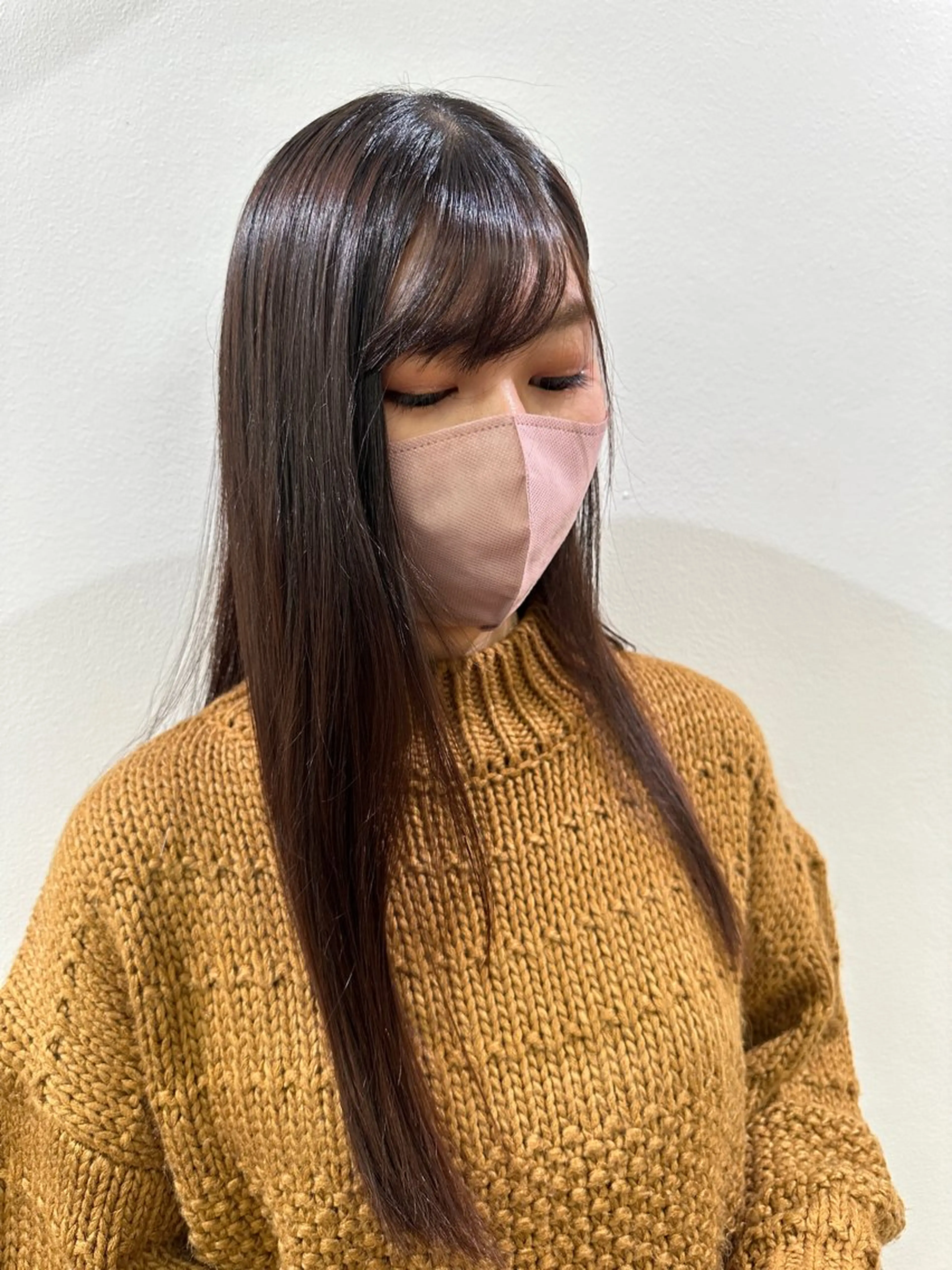 ロング 切りっぱなし/髪質 改善矯正/さやか🫧のヘアスタイル