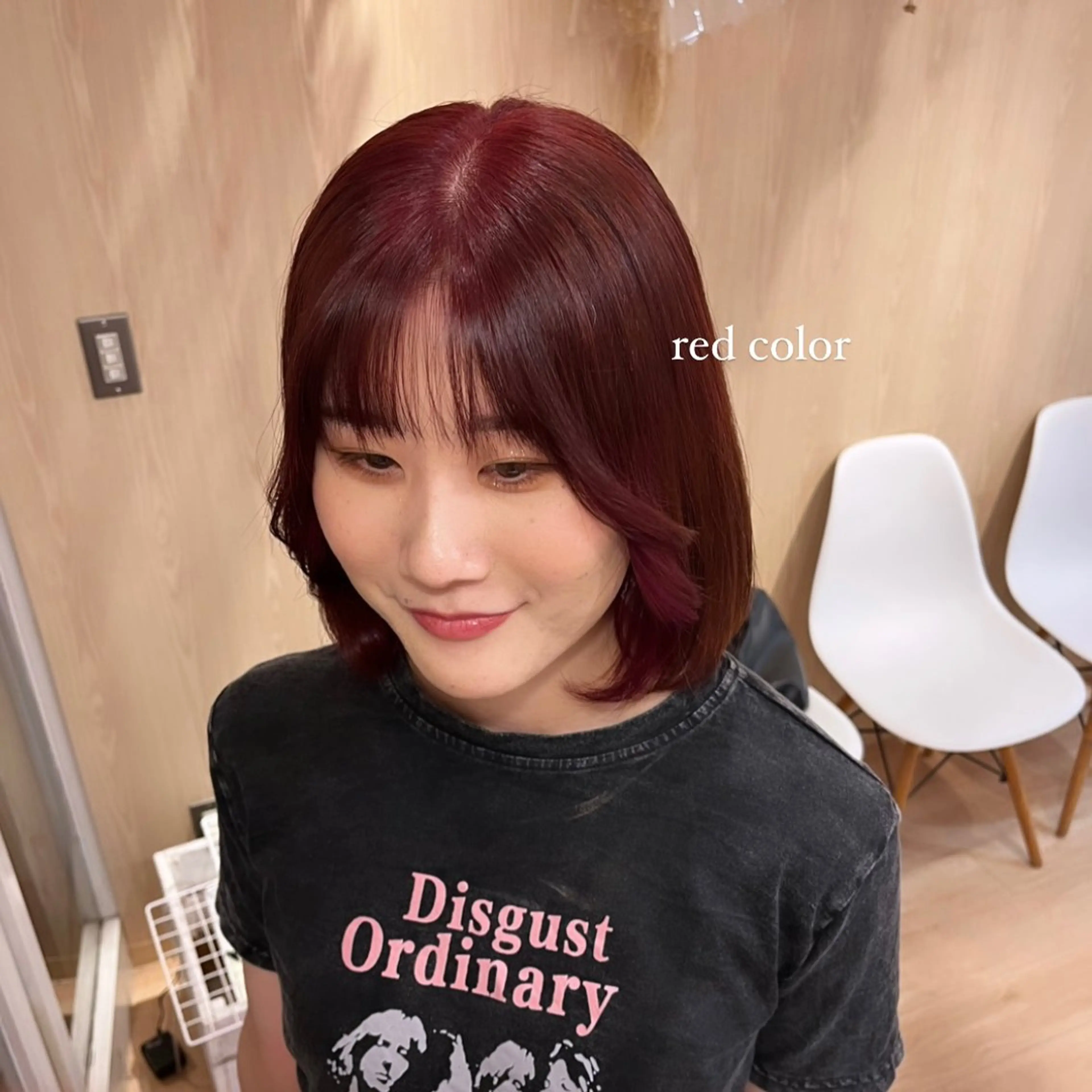 カラー 透明感カラー⭐︎ コナツのヘアスタイル