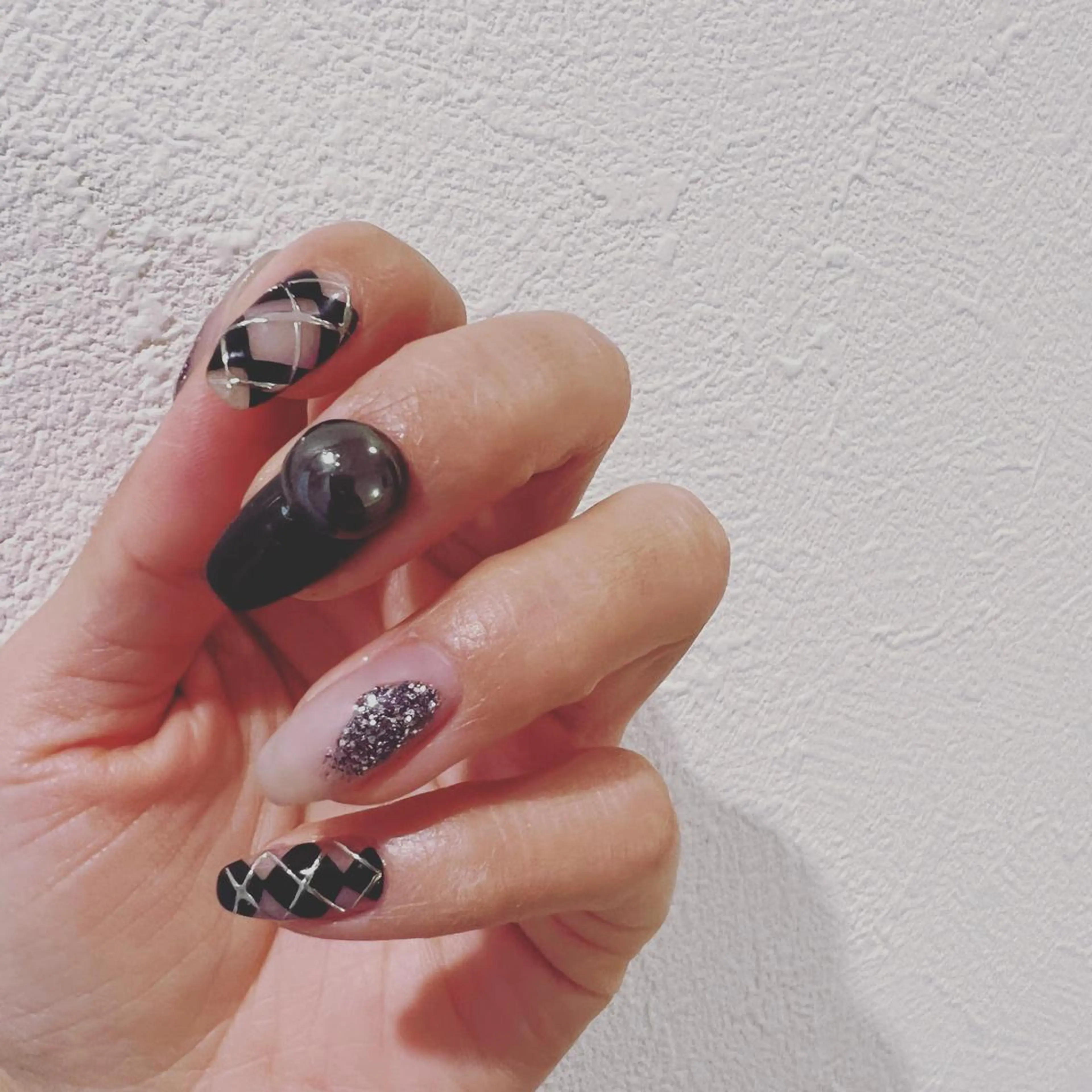 ネイル 長さ出し ジェルネイル 韓国ネイル 持ち込み ニュアンスネイル ハンドネイル MH Nailのネイルデザイン