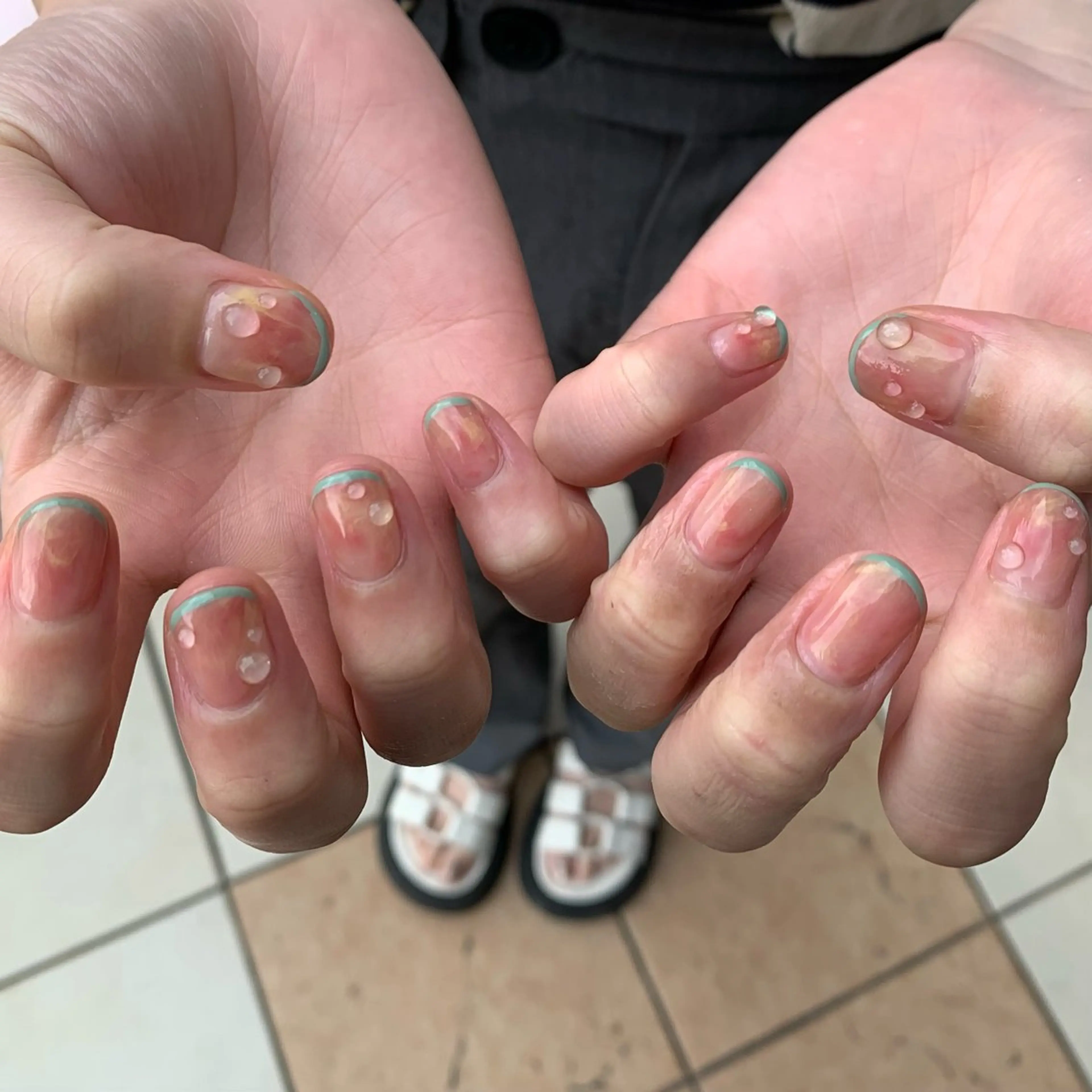 ネイル YUKIMO🍎名駅 /ニュアンスのネイルデザイン