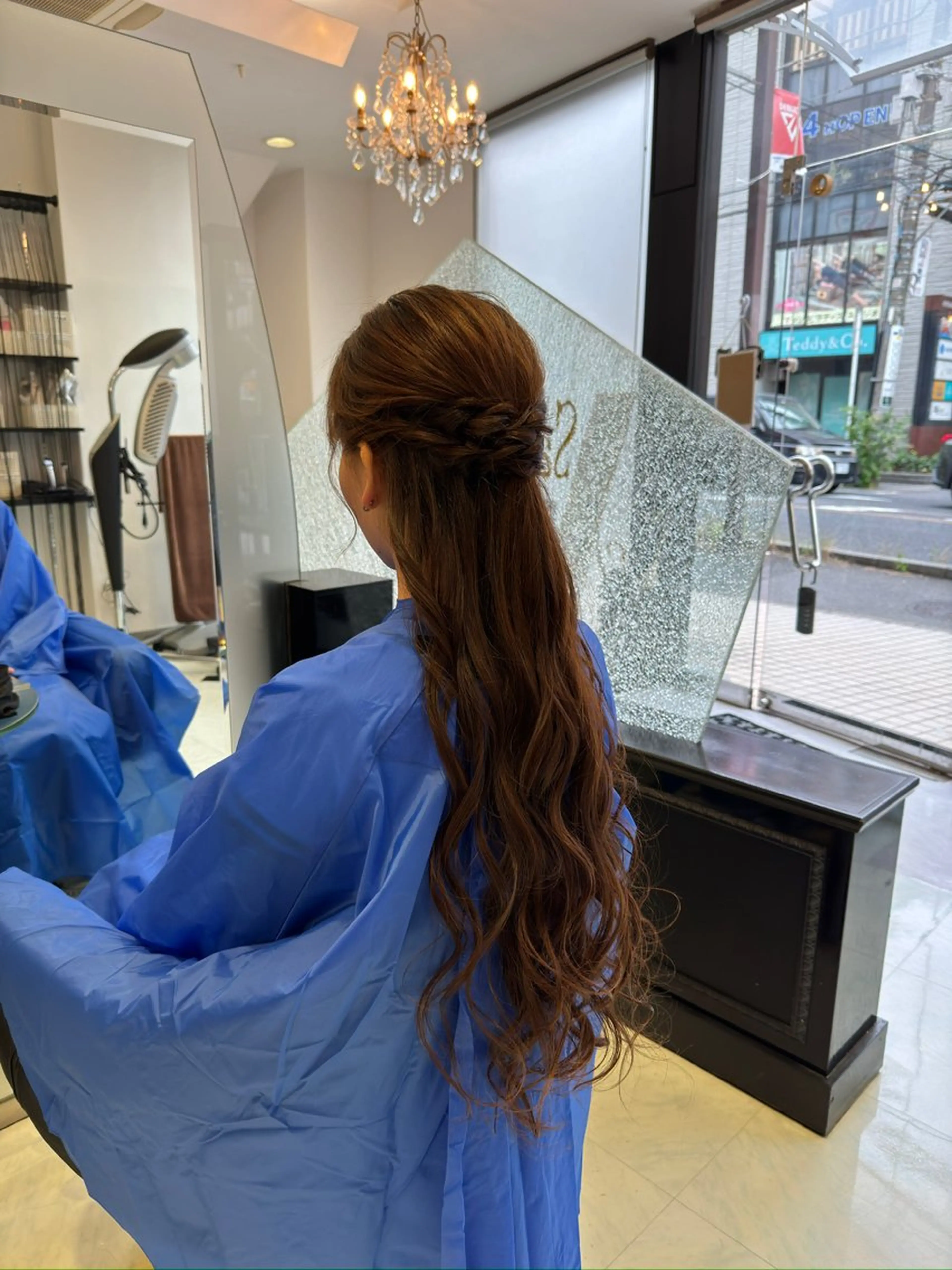 ロング ヘアアレンジ ハーフアップ ヘアセット MURATA KOHEIのヘアスタイル